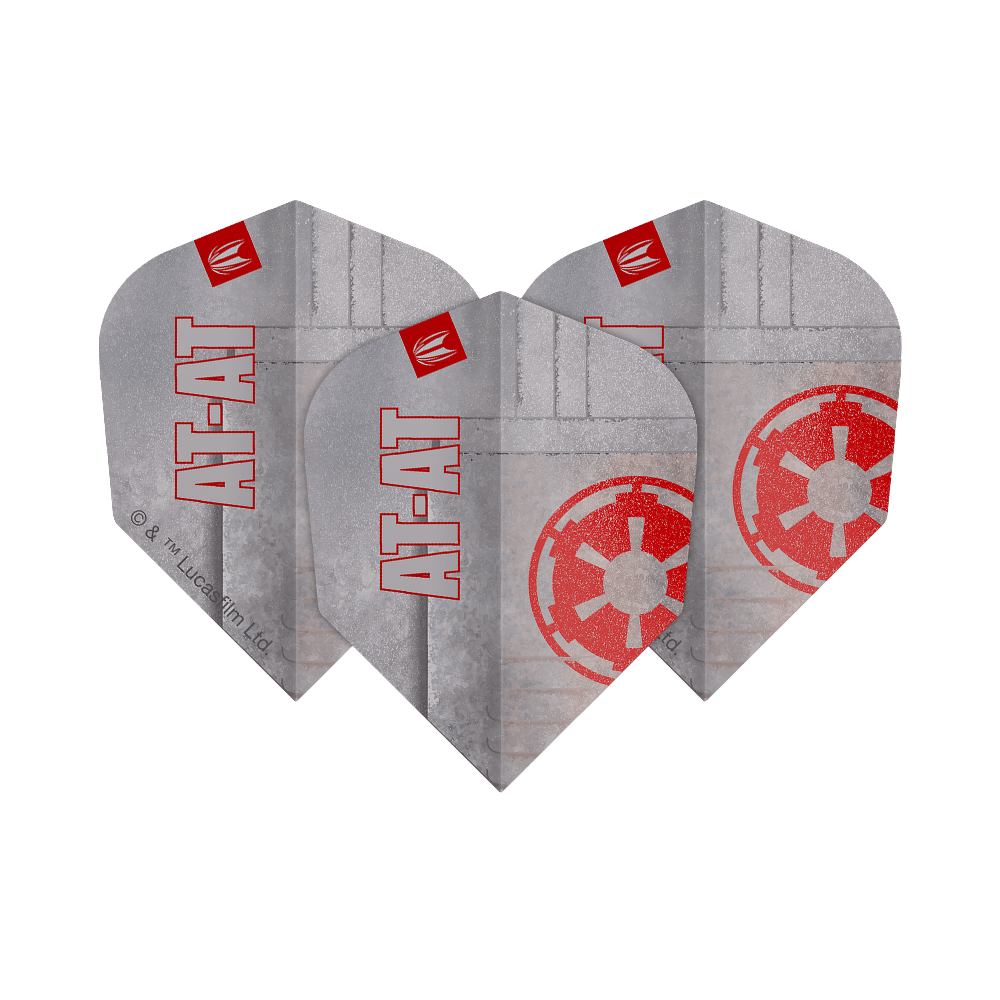 Vuelos del Target Star Wars Pro Ultra AT-AT No6 Dies ist ein Target Star Wars Pro Ultra AT-AT No6 Flights Produkt. Es handelt sich um Flight-Flügel für Darts im Star Wars Design.