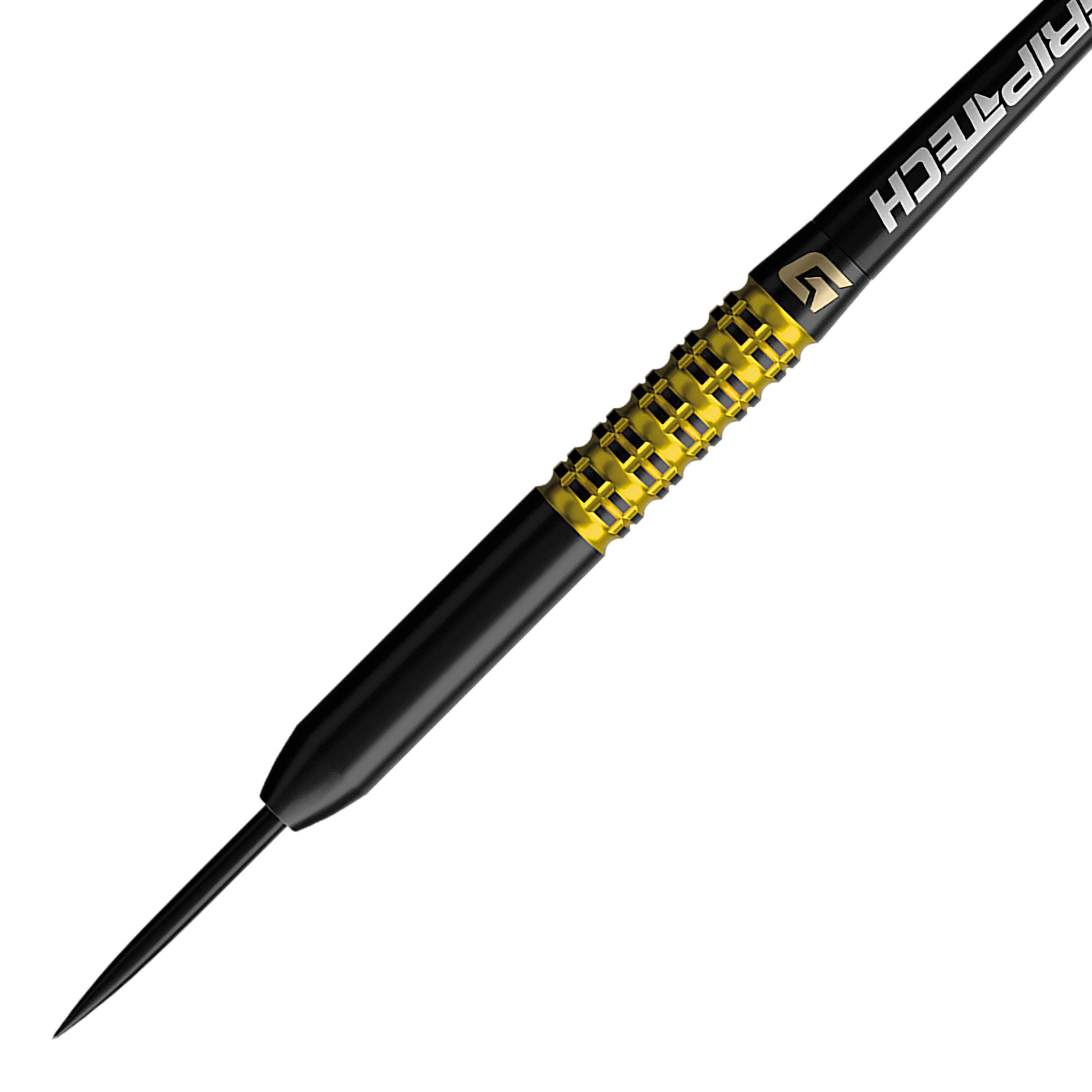 Dardos de acero de tungsteno amarillo GOAT Athlete Abgebildet ist ein gelber Tungsten-Steeldart. Der Dateiname lautet 'GD7000770 GOAT Athlete Yellow Tungsten Steeldarts 2'.