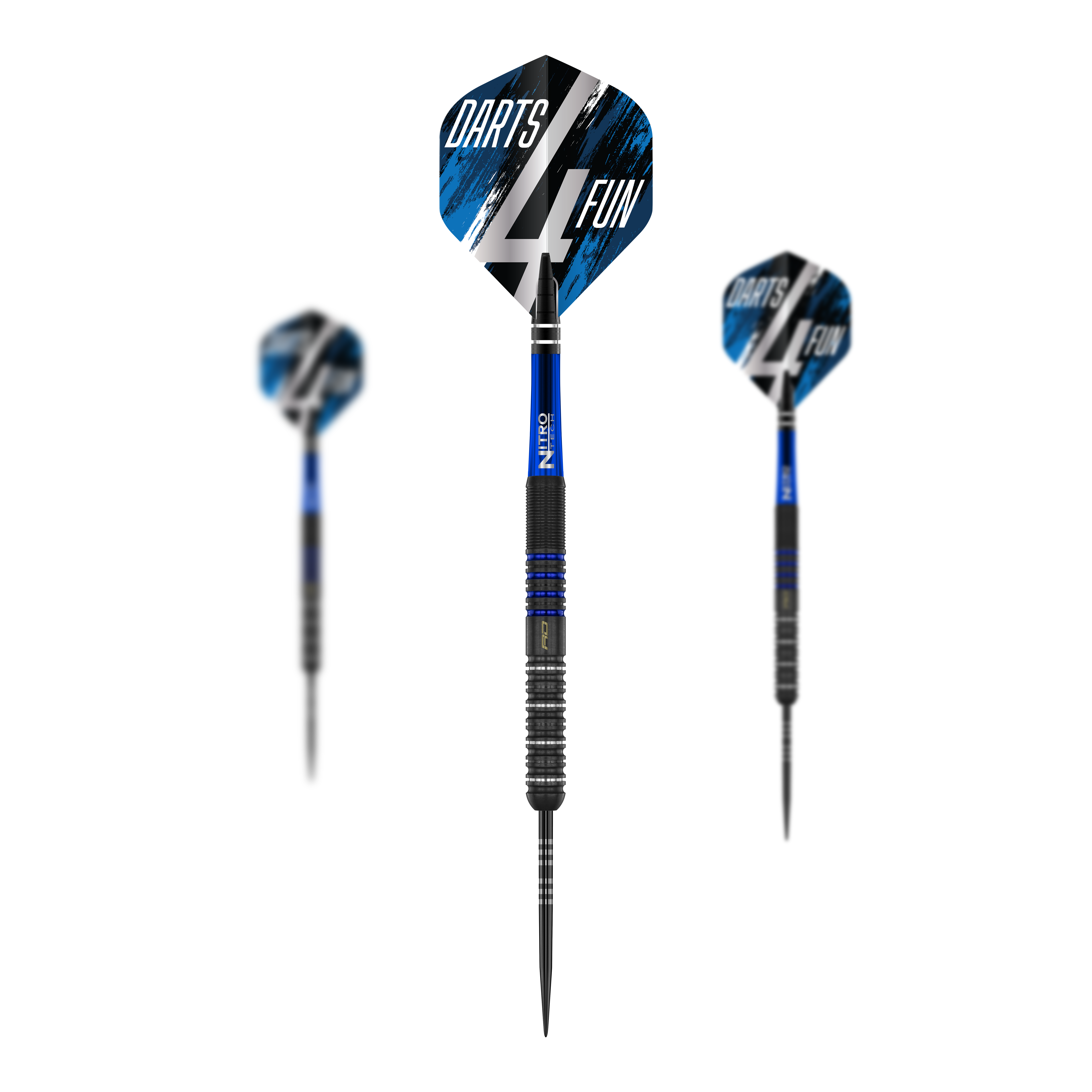 Dardos de acero Red Dragon David Williams V1 - 23 g Das Bild zeigt das Set Red Dragon David Williams V1 Steeldarts - 23g. Es sind mehrere Steeldarts im Set abgebildet.