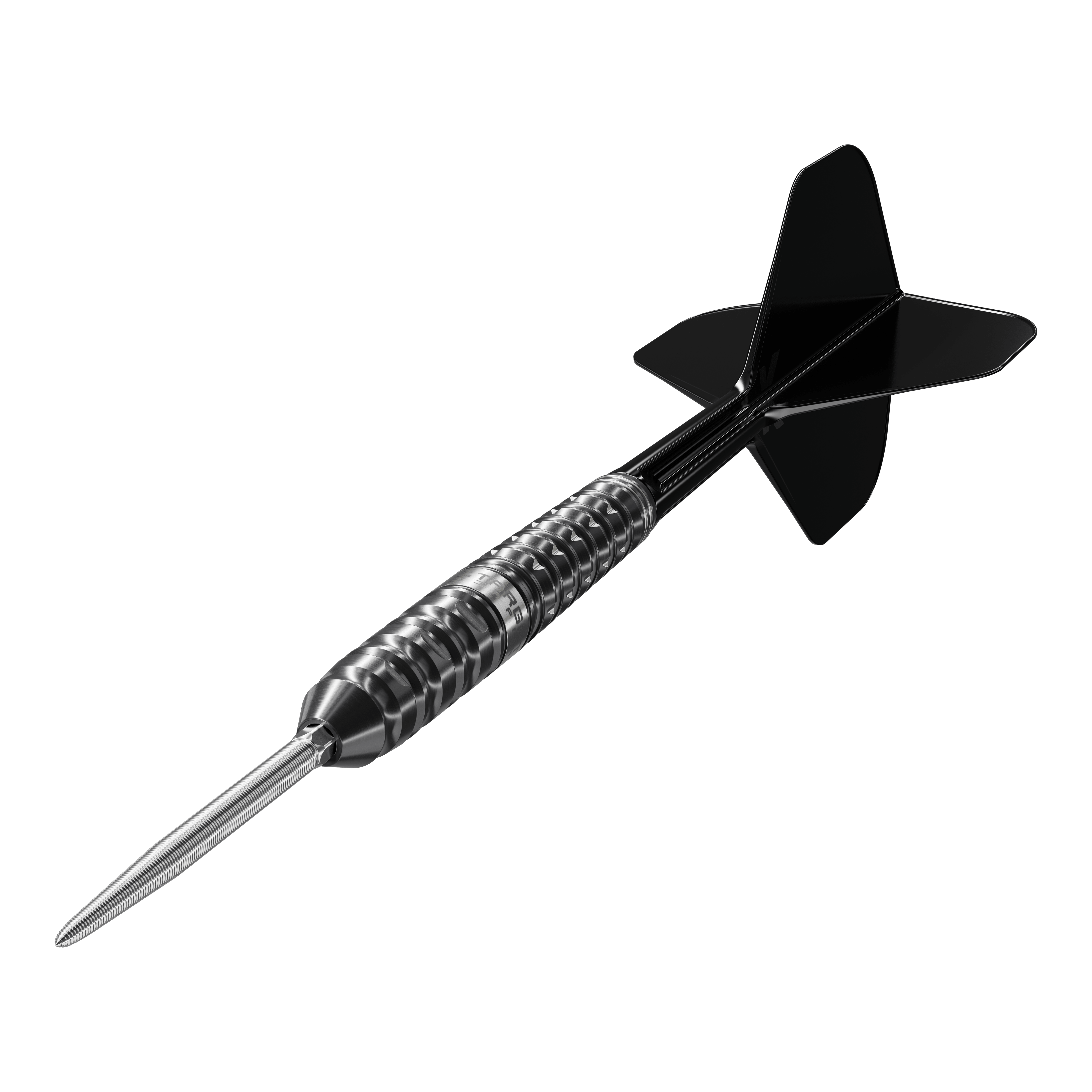 Gezeigt werden Target Japan Black Marque Eclipse Swiss Point Steeldarts mit einem Gewicht von 23g. Sie sind für höchste Ansprüche beim Dartspielen konzipiert.