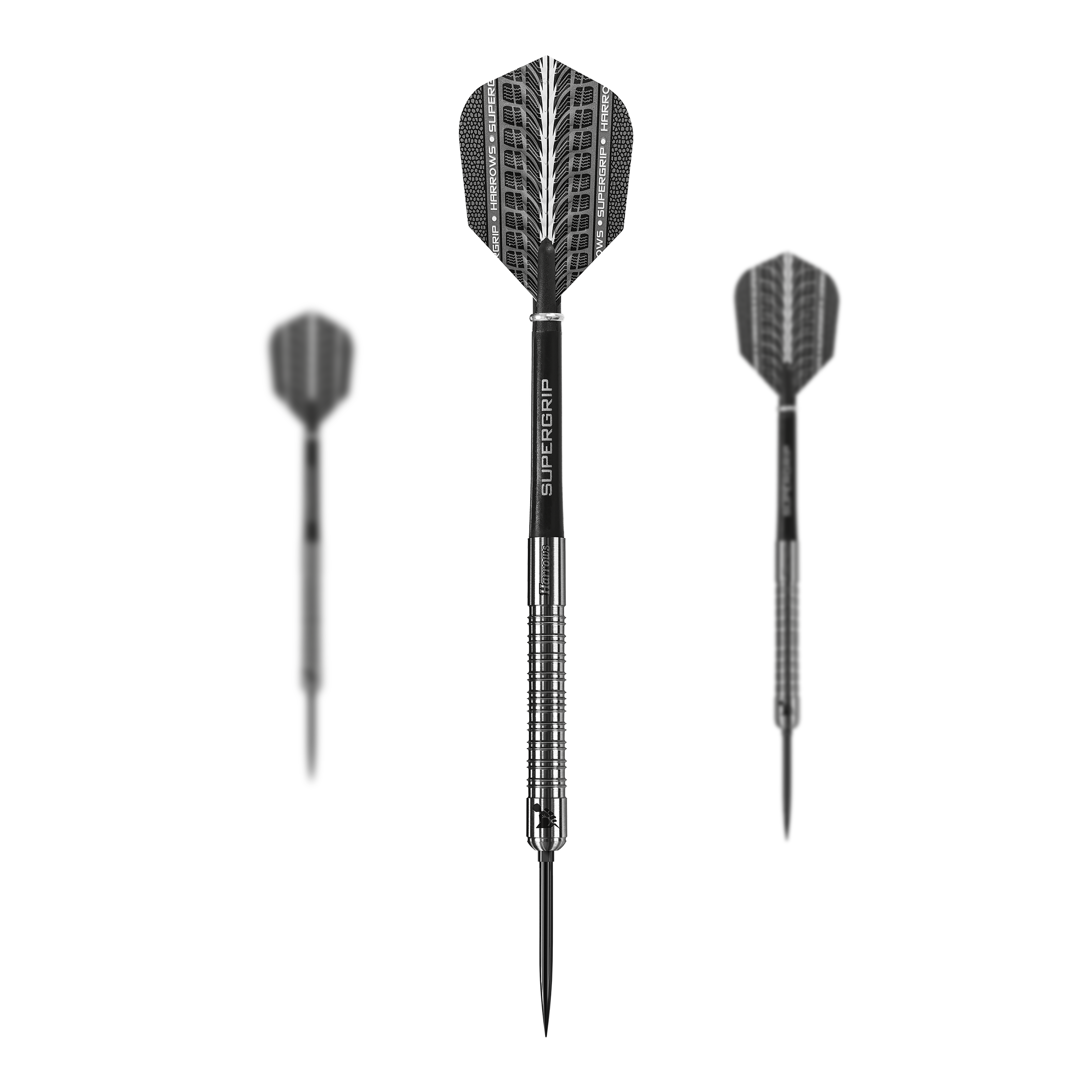 Dardos de acero Harrows Supergrip 90 Quick Point