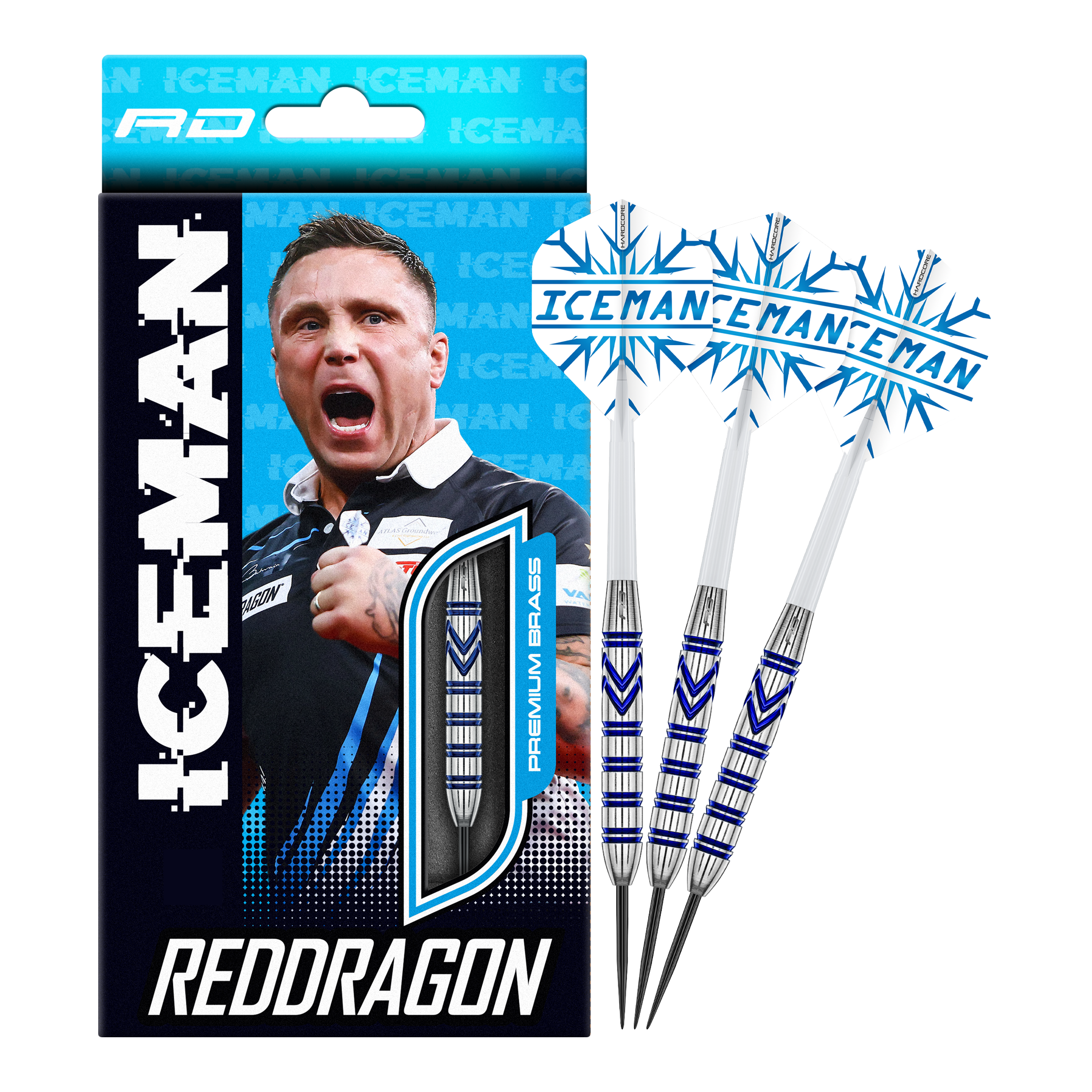Red Dragon Gerwyn Price Dardos de acero y latón - 21 g Zu sehen sind Red Dragon Gerwyn Price Brass Steeldarts - 21 g in vollständiger Ansicht. Die Darts sind robust und für den Wettkampf entwickelt.