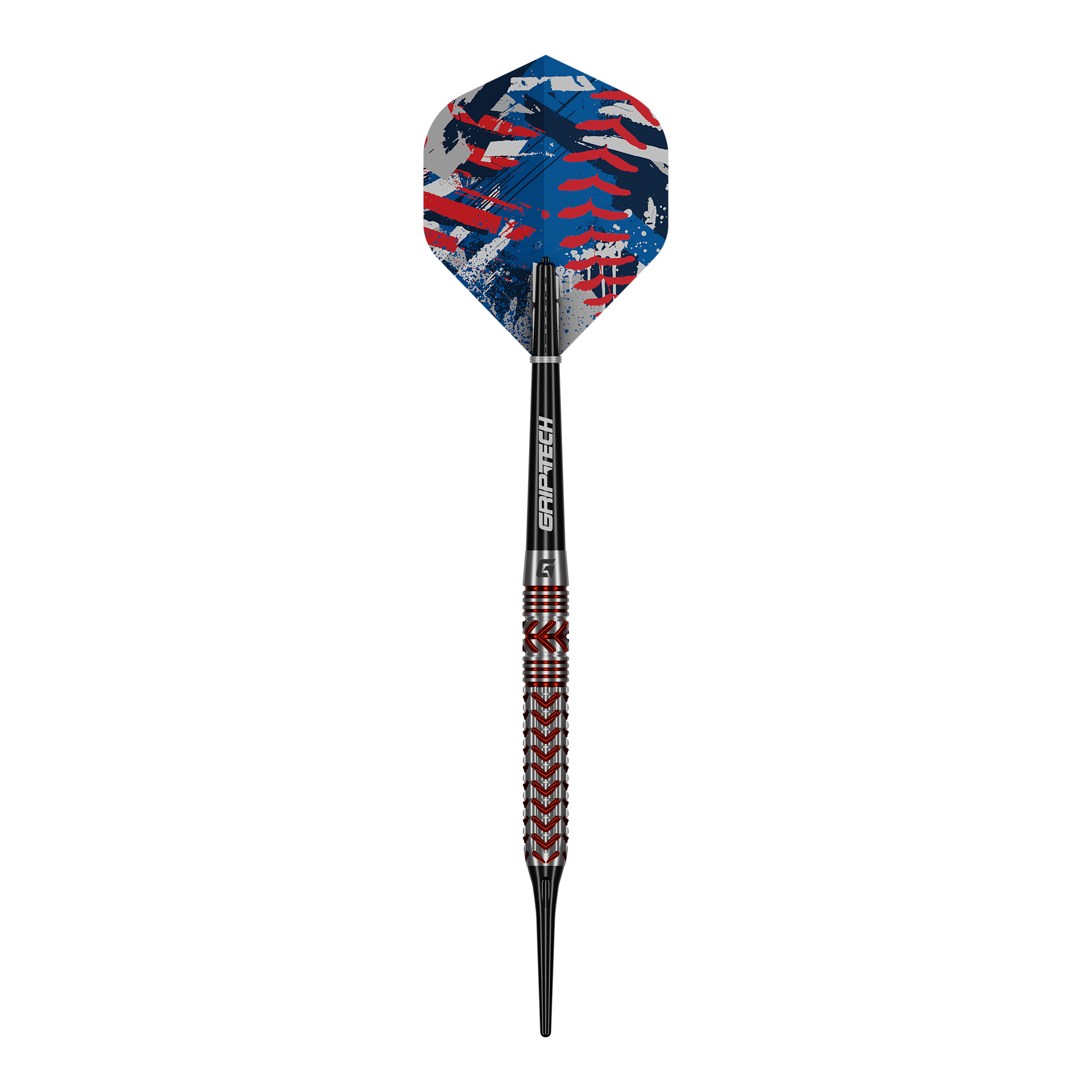 Dardos suaves GOAT Curveball - 20 g Hier sieht man die 'GOAT Curveball Tungsten Softdarts - 20g'. Diese Softdarts bestehen aus robustem Tungsten und wiegen 20 Gramm.