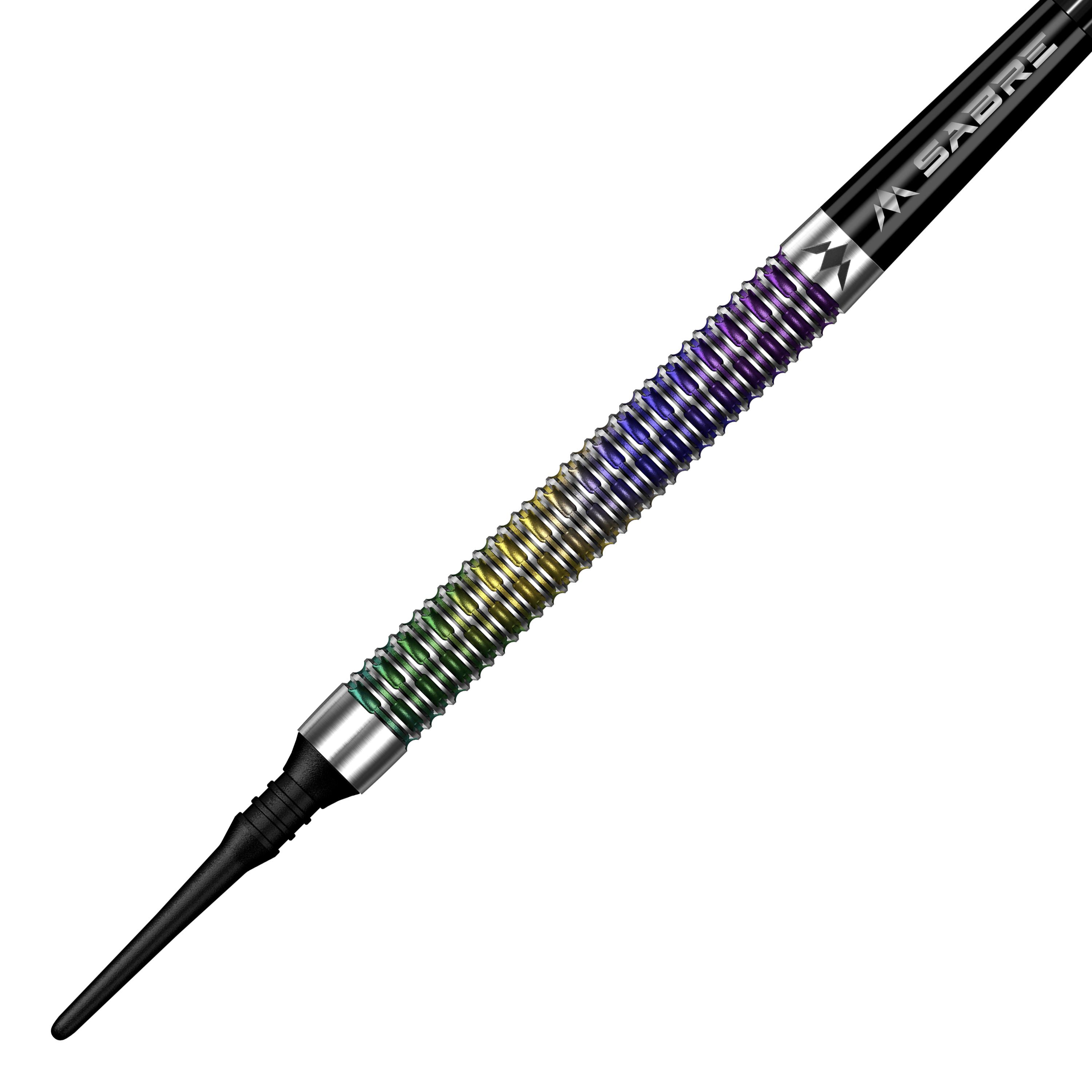 Dardos blandos Mission Kaleidos - 19 g Auf dem Bild sieht man Mission Kaleidos Softdarts - 19g. Diese Softdarts sind für Präzision und gutes Handling bekannt.