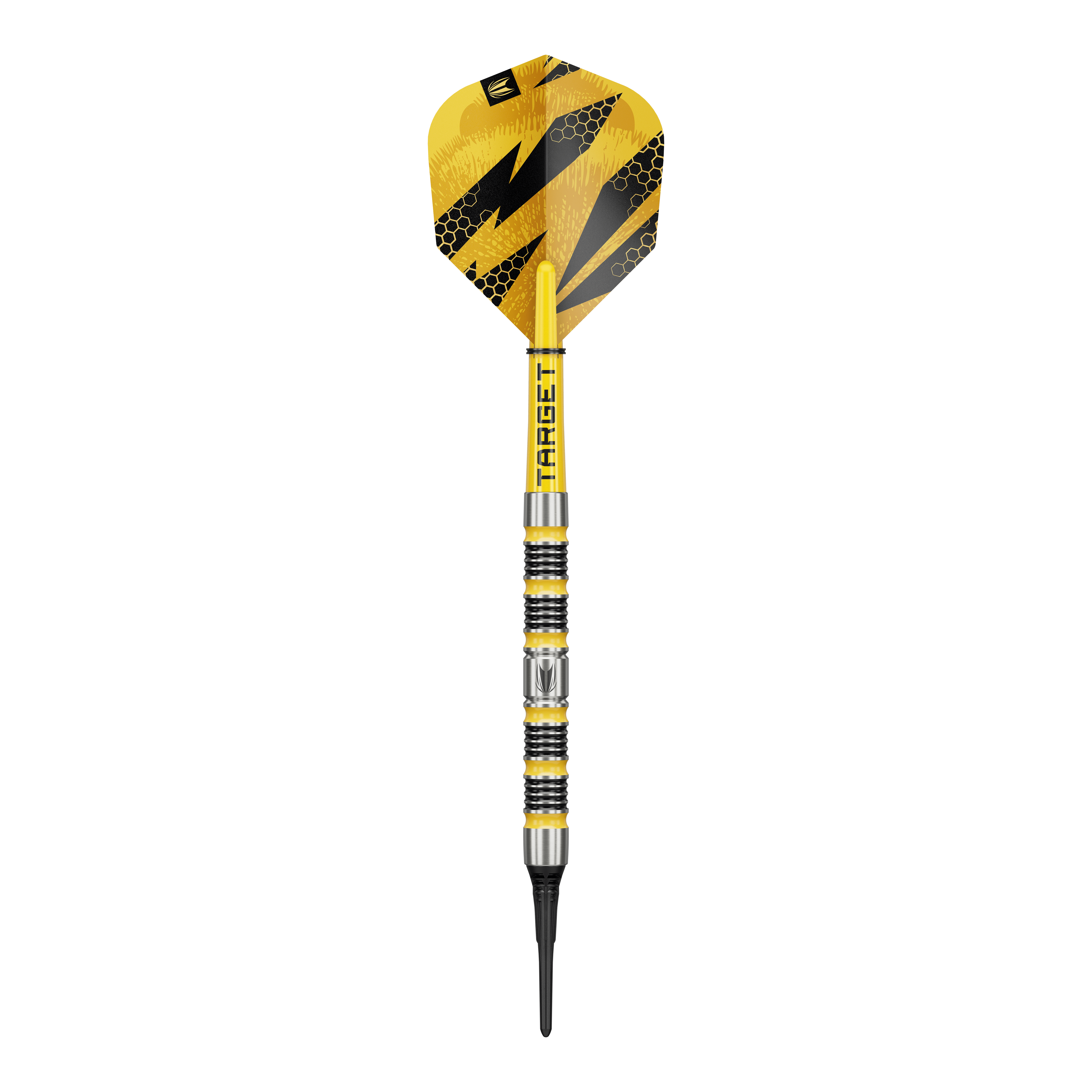 Dardos blandos Target Buzz 11 Das Bild zeigt die Target Buzz 11 Softdarts. Die Darts sind modern gestaltet und ideal für Softdart-Fans.