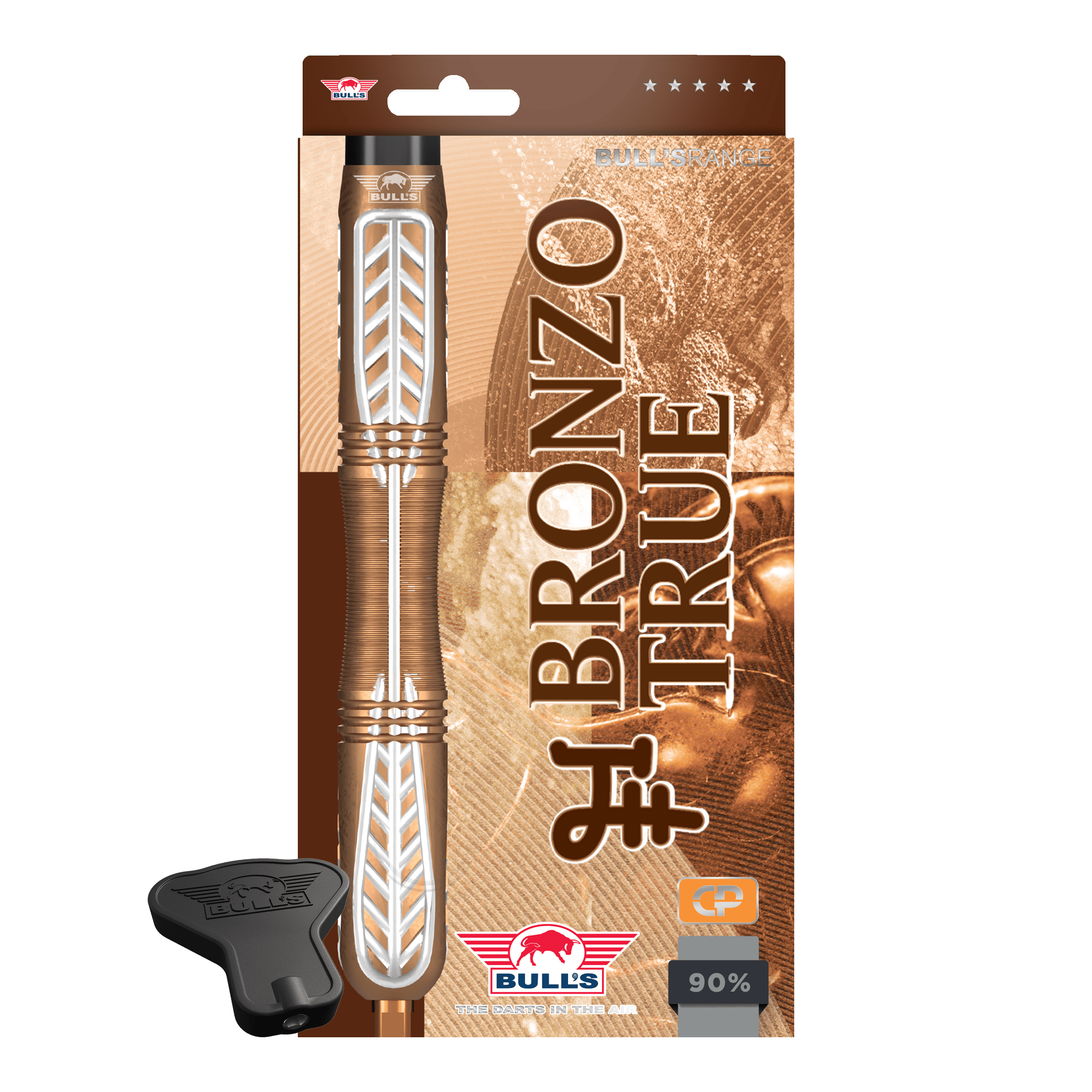 Dardos de acero convertibles Bulls NL Bronzo True