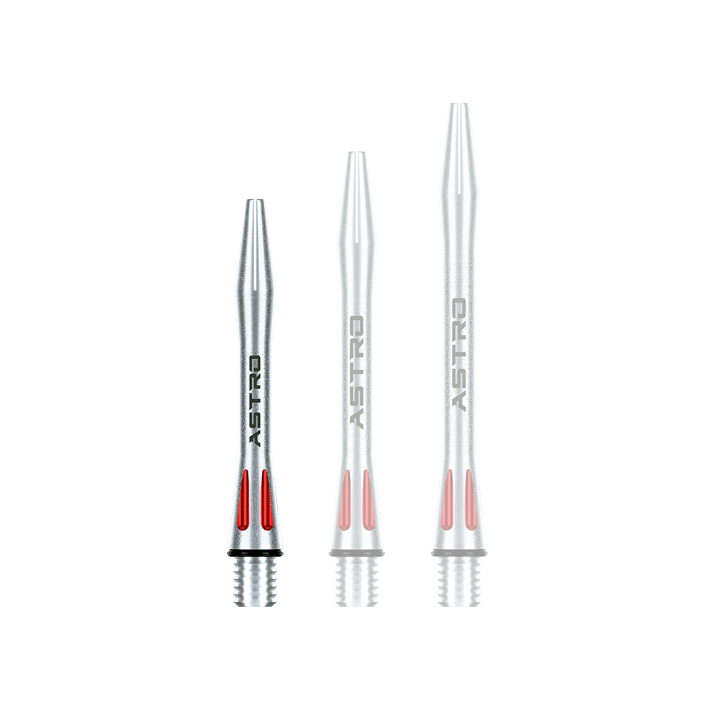 Cañas Winmau Astro Aluminio - Rojo