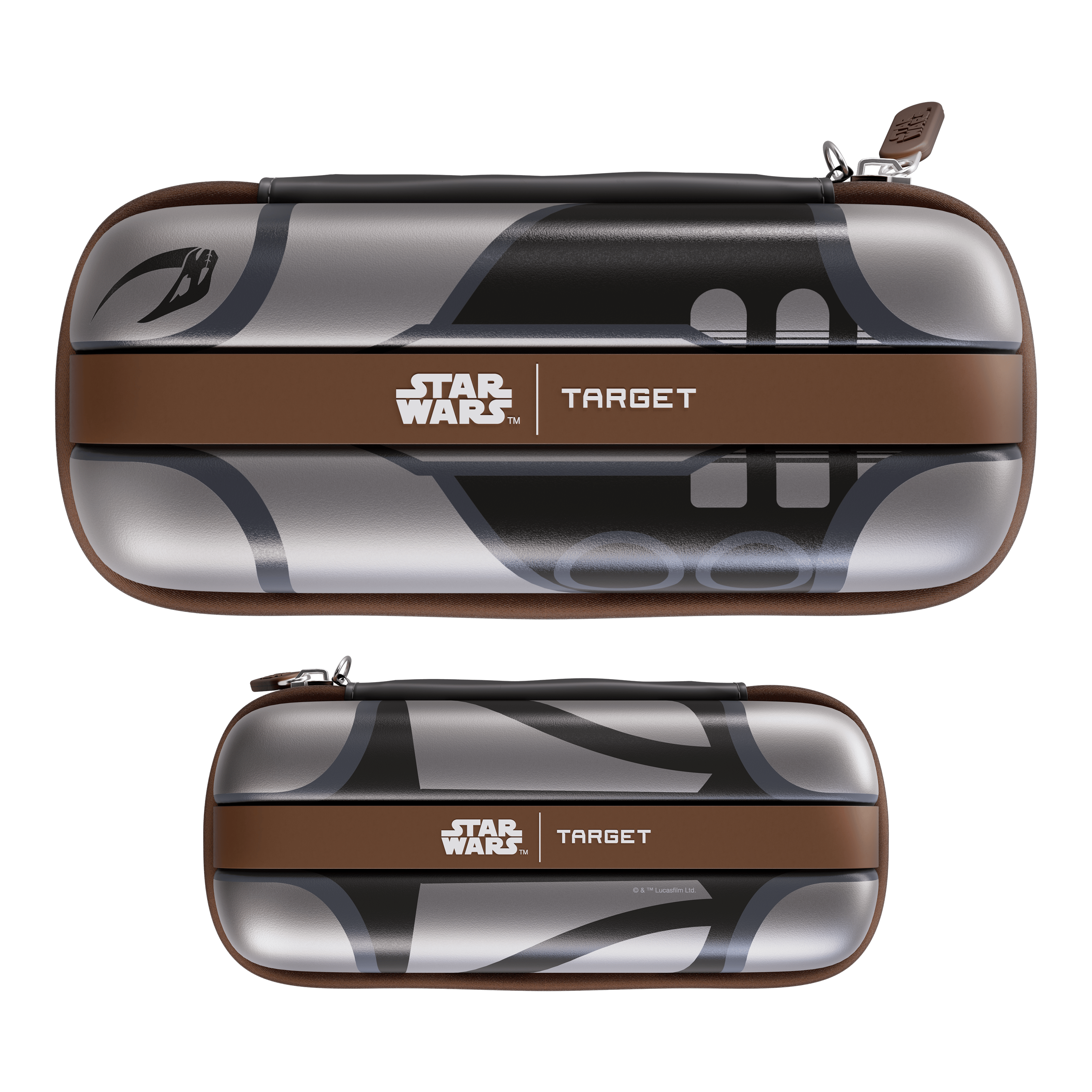 Estuche para dardos Star Wars Boa de Target - Mandalorian Das Bild zeigt das Target Star Wars Boa Dartcase - Mandalorian. Es handelt sich um ein Dart-Etui mit Mandalorian-Motiv aus der Star Wars Kollektion.