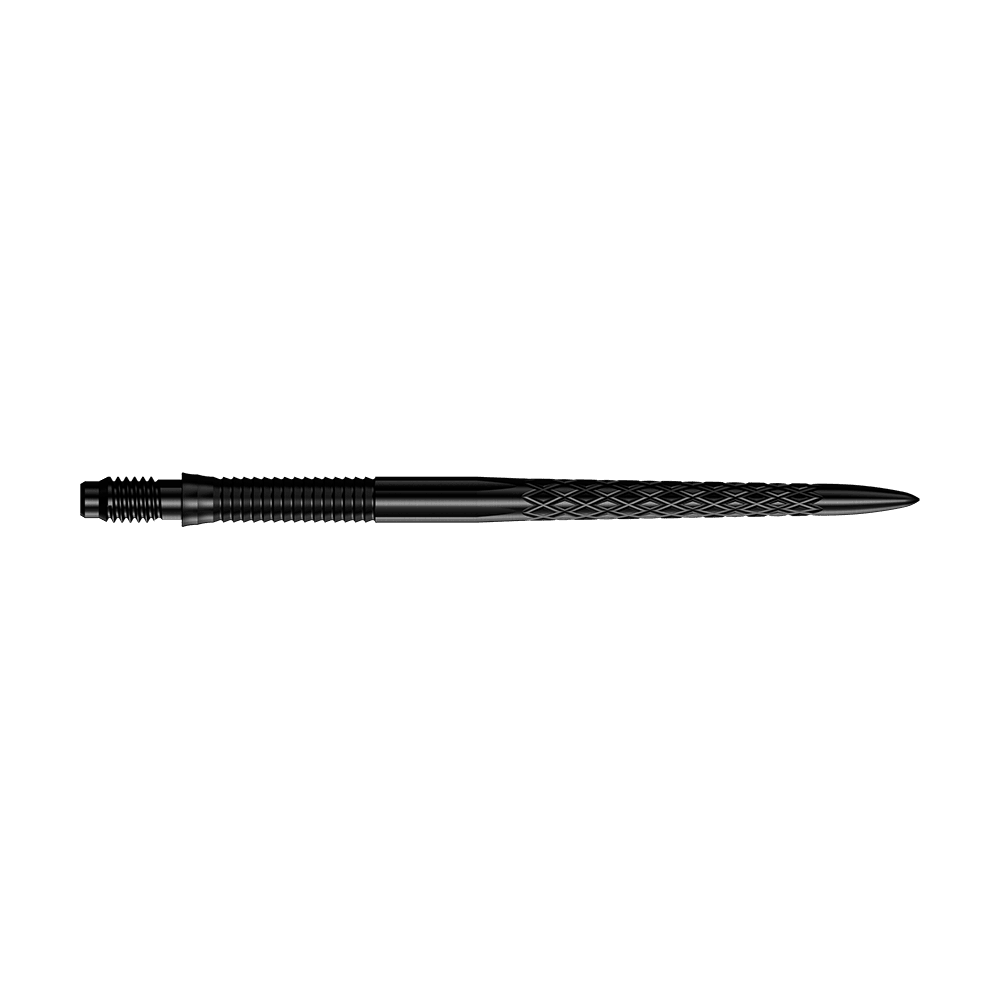 Puntas de dardo Mission R2.5 Rapid Point DSX - Negras Zu sehen sind schwarze Dartspitzen mit einer Länge von 40mm. Diese Dartspitzen eignen sich für Darts.