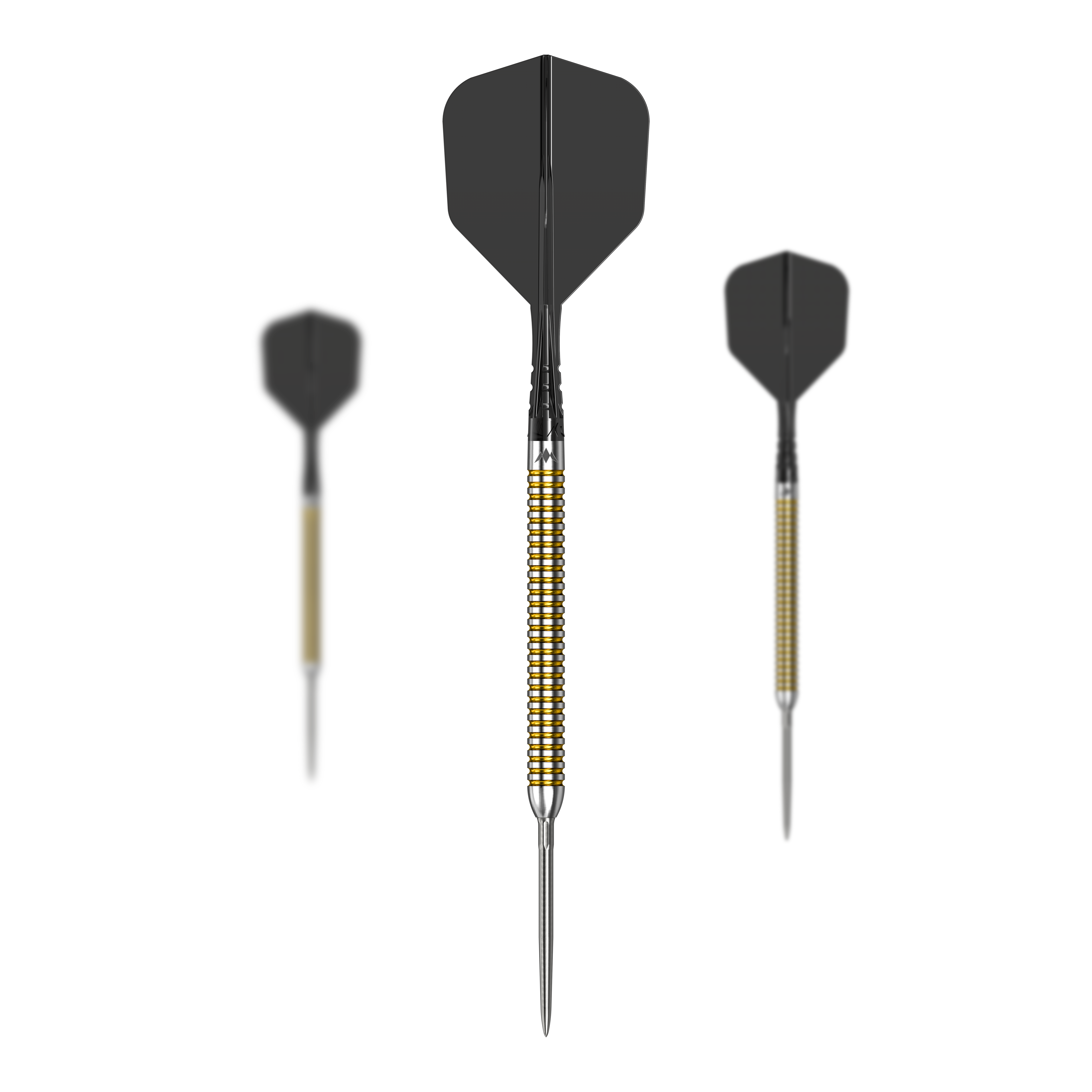 Dardos de acero Mission Mike De Decker V2 R2.5 Dies ist ein Produktfoto von Mission Mike De Decker V2 R2.5 Steeldarts. Die Darts werden im Set dargestellt.