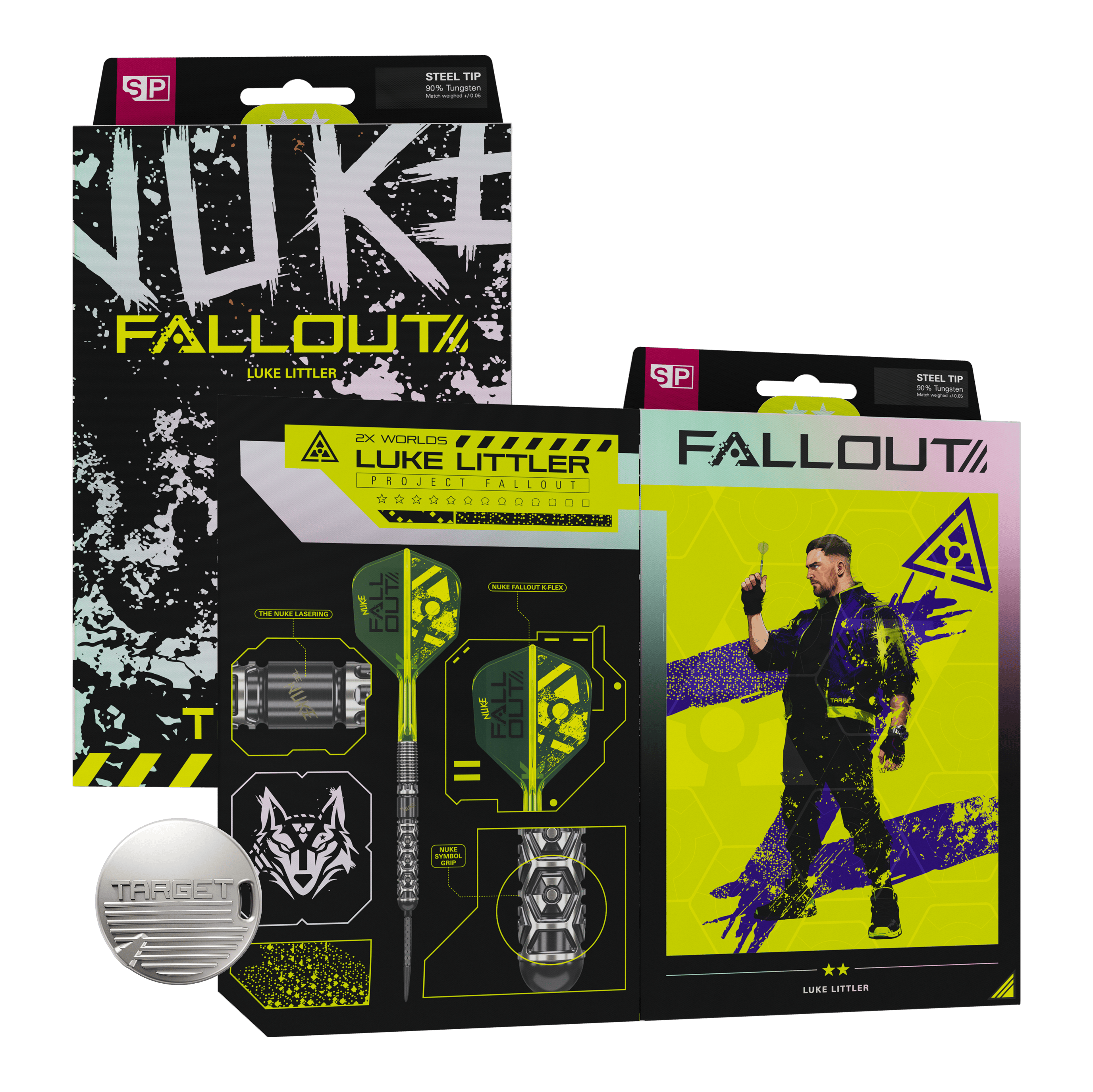 Target Luke Littler Bomba nuclear Fallout Swiss Points Steeldarts Target Luke Littler Bomba nuclear Fallout Swiss Points Steeldarts