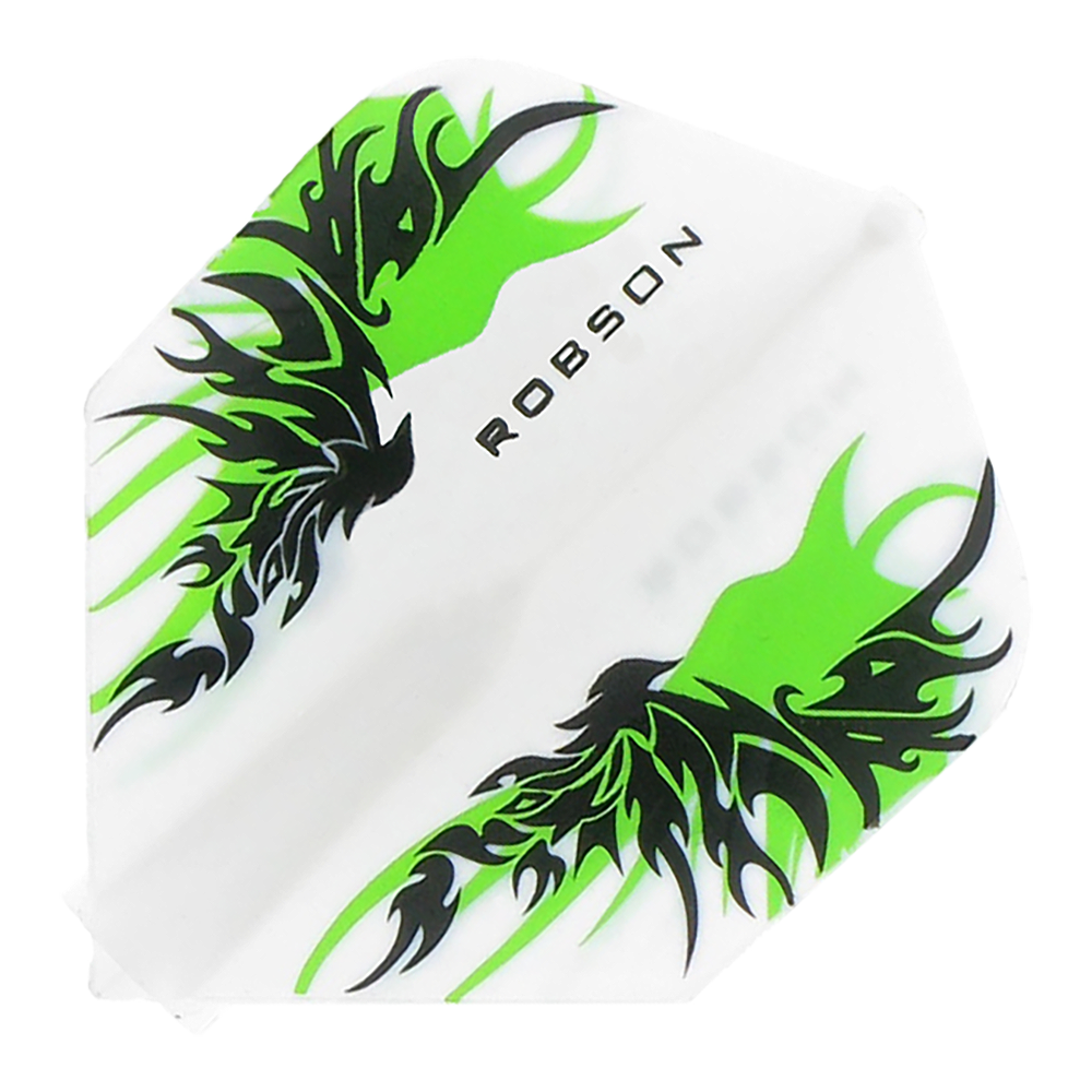 Robson Plus Flights Standard Finn White Ein einzelner Robson Plus Flight Standard Finn White wird im Bild dargestellt. Die Form ist deutlich zu erkennen.
