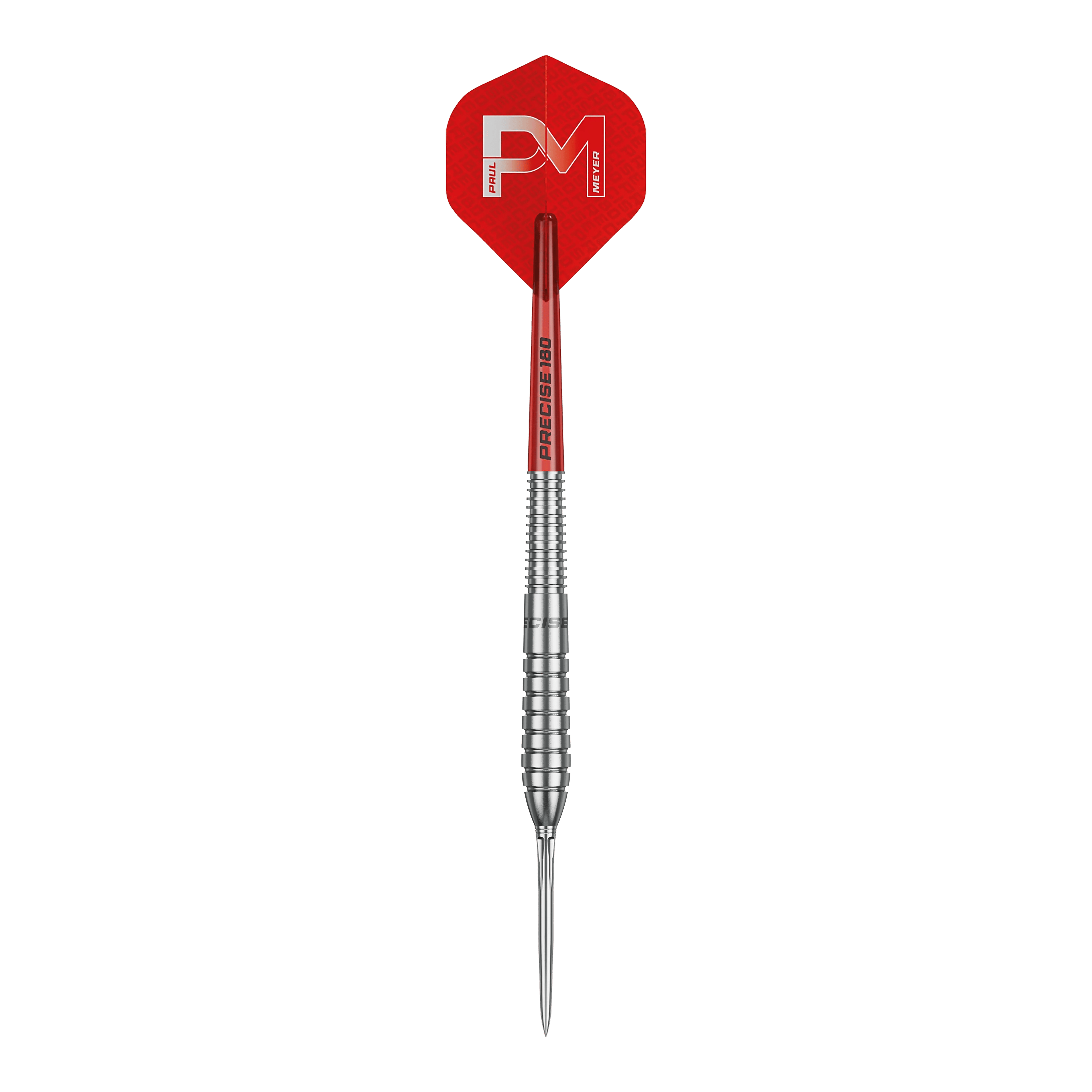 Dardos de acero Precise 180 Paul Meyer versión 1 Abbildung der Precise 180 Paul Meyer Version 1 Steeldarts. Diese Darts sind für präzises Werfen konzipiert.