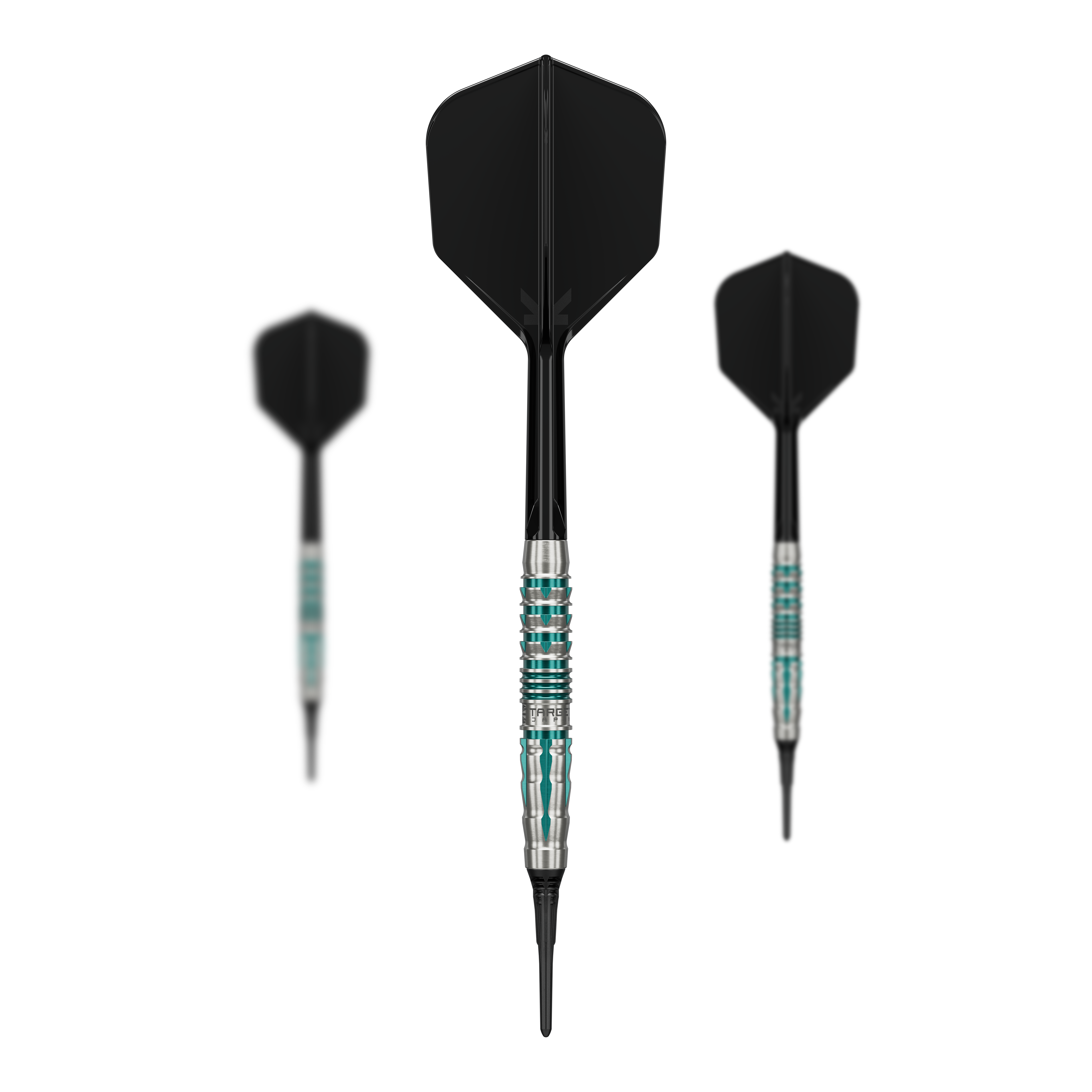 Dardos blandos Target Black Marque Pierce - 18,5 g