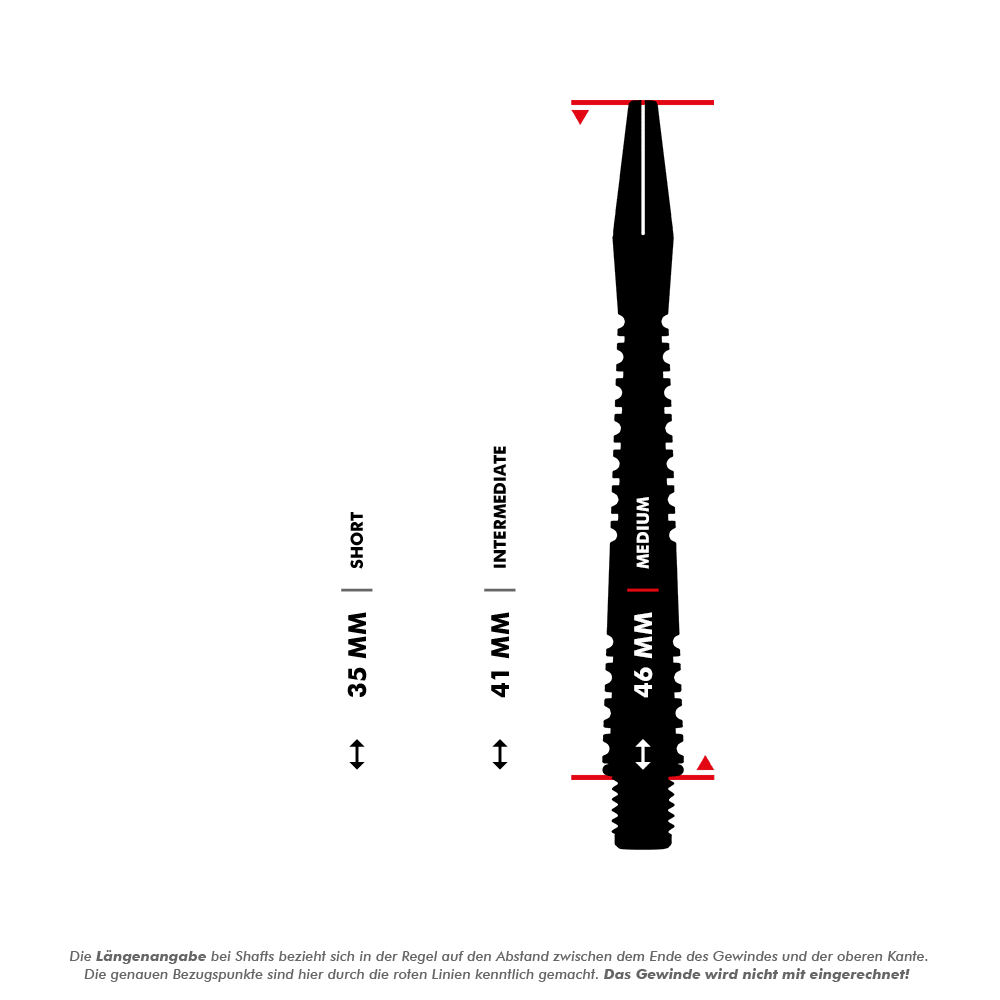 Winmau Triad RX Aluminium Shafts - Blau