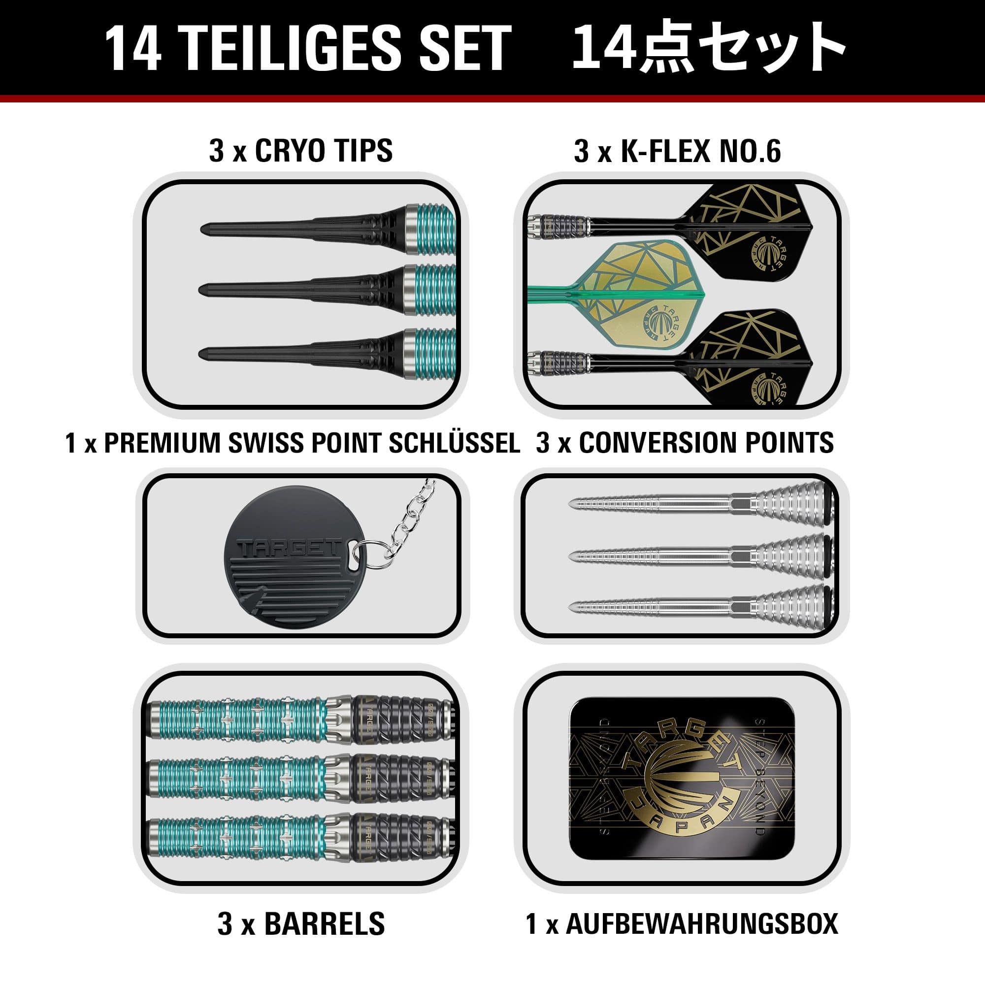 Dardos blandos Target Japan The Rising Miracle Combination Edición Limitada - 21,5 g