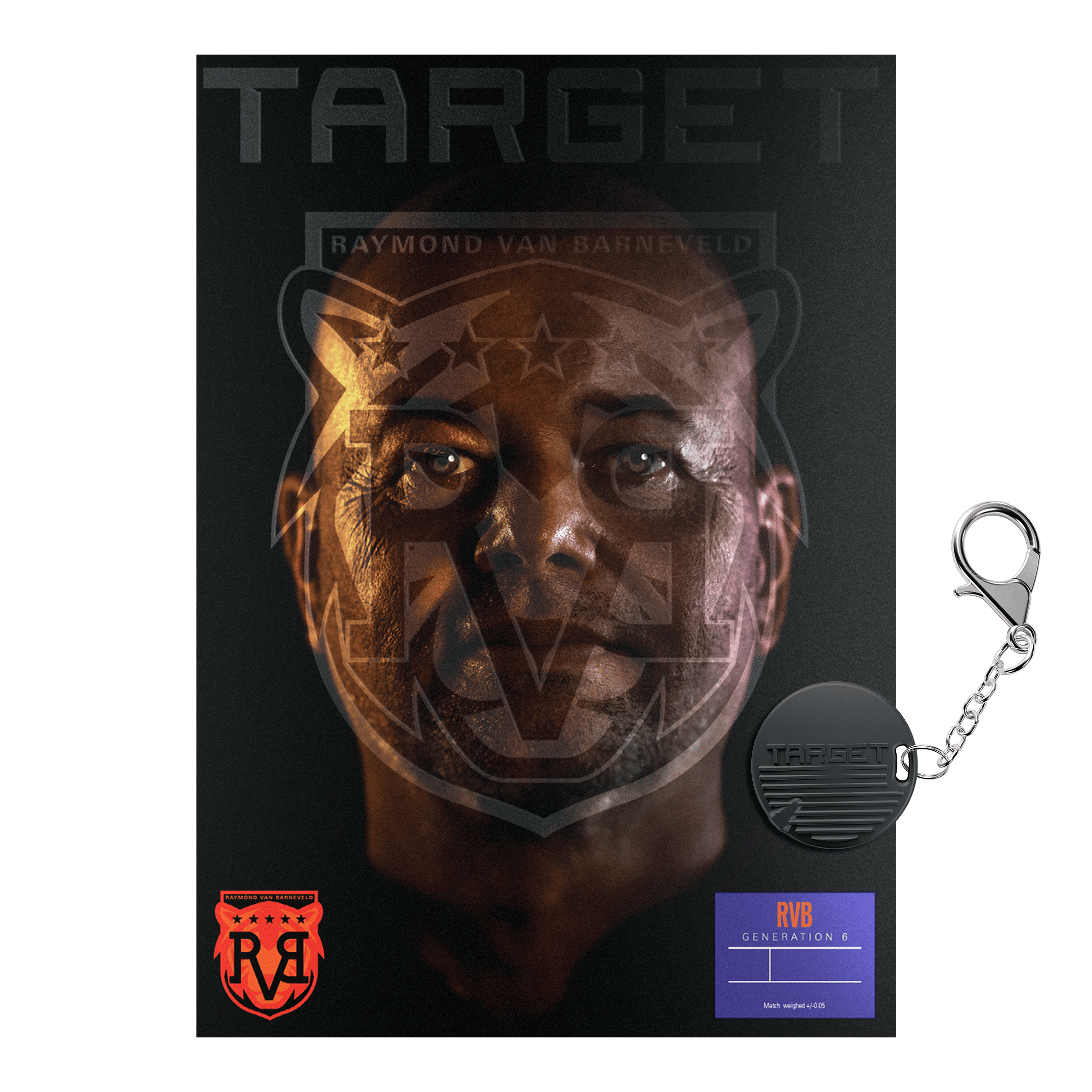 Target Raymond Van Barneveld GEN6 Dardos de acero con punta suiza Das Bild zeigt die Target Raymond Van Barneveld GEN6 Swiss Point Steeldarts. Sie sind für Turnierspieler geeignet und zeichnen sich durch ihr besonderes Design aus.
