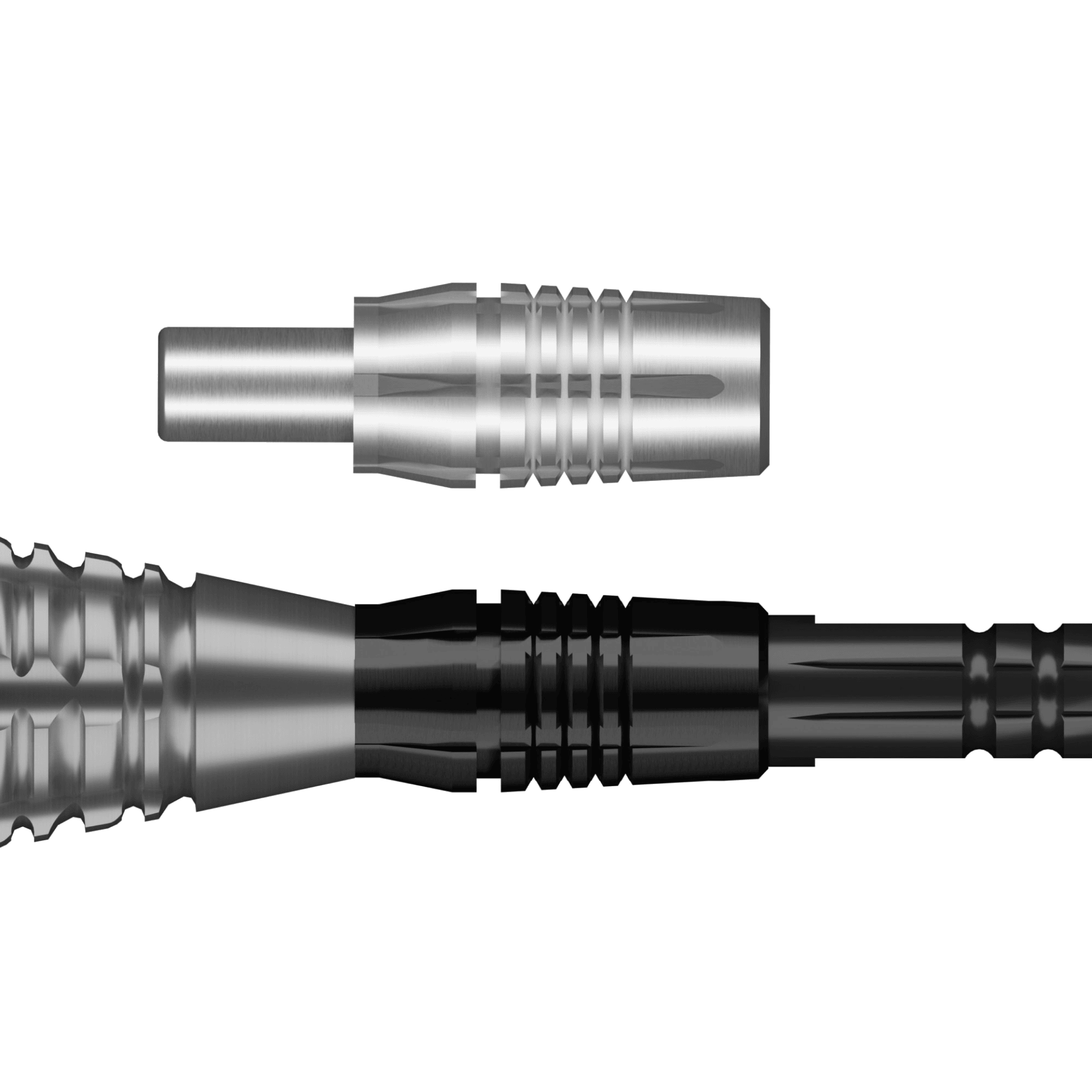 Adaptador de punta de cabeza roscada Shot Das Bild zeigt einen Shot Threadhead Point Adapter. Dieses Produkt ist für Dartspitzen geeignet.