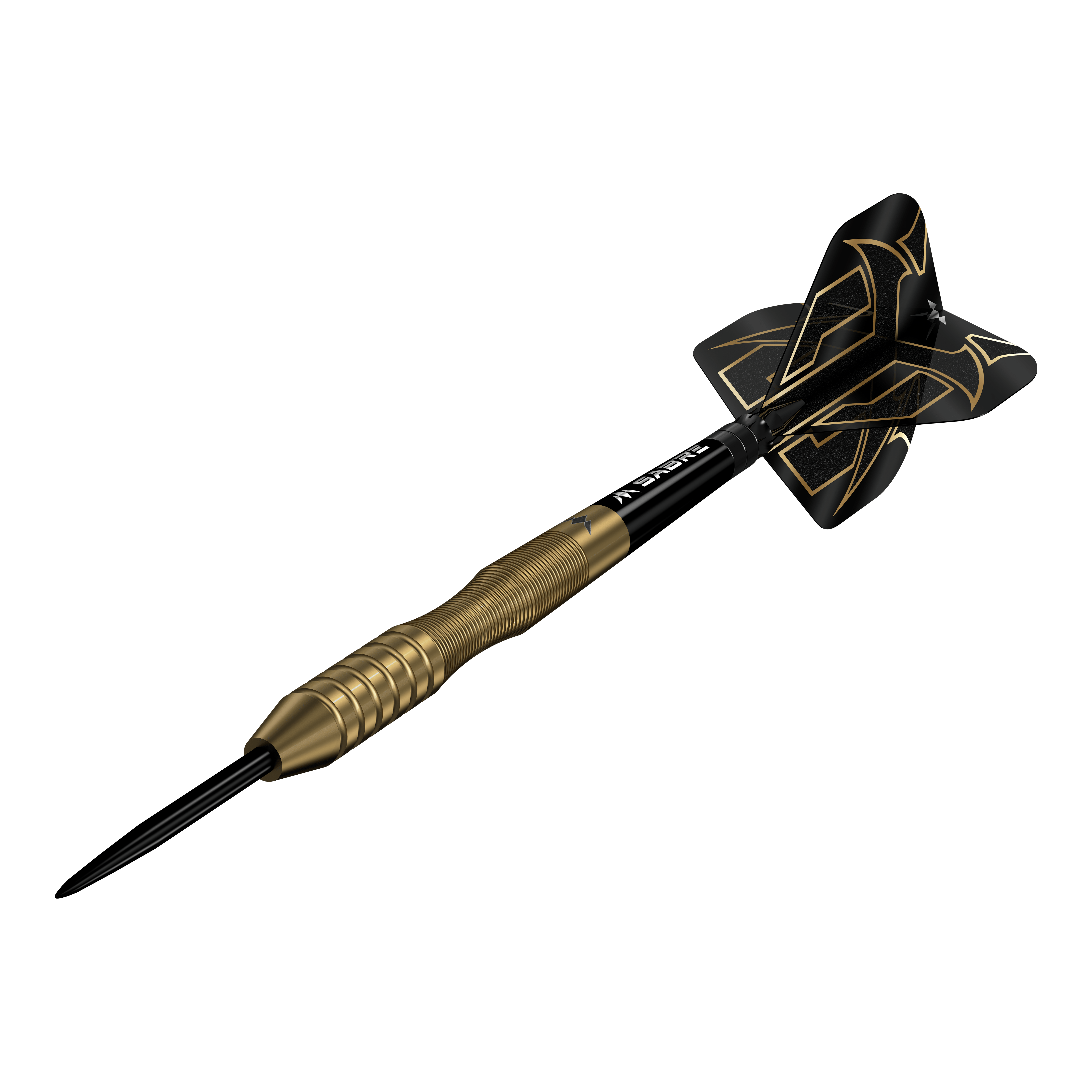 Dardos Mission Viktor Tingstrom Gold Steel - 22 g Mission Viktor Tingstrom Gold Steeldarts - 22g wird im Bild präsentiert. Die Abbildung verdeutlicht die goldene Oberfläche der Darts.