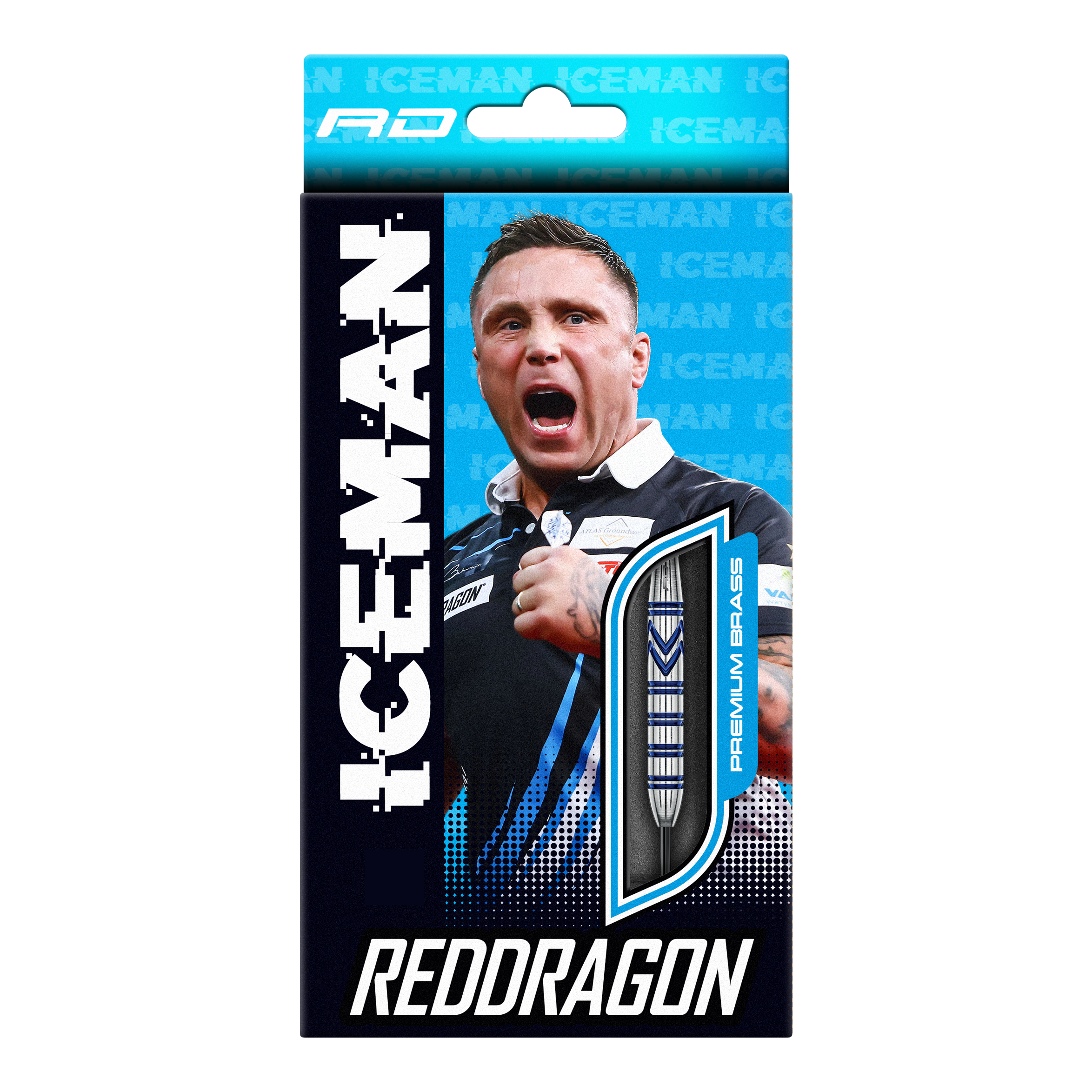 Red Dragon Gerwyn Price Dardos de acero y latón - 21 g Dies ist ein Bild der Red Dragon Gerwyn Price Brass Steeldarts - 21 g. Das Produkt besteht aus Messing und ist für Steeldart-Spiele geeignet.