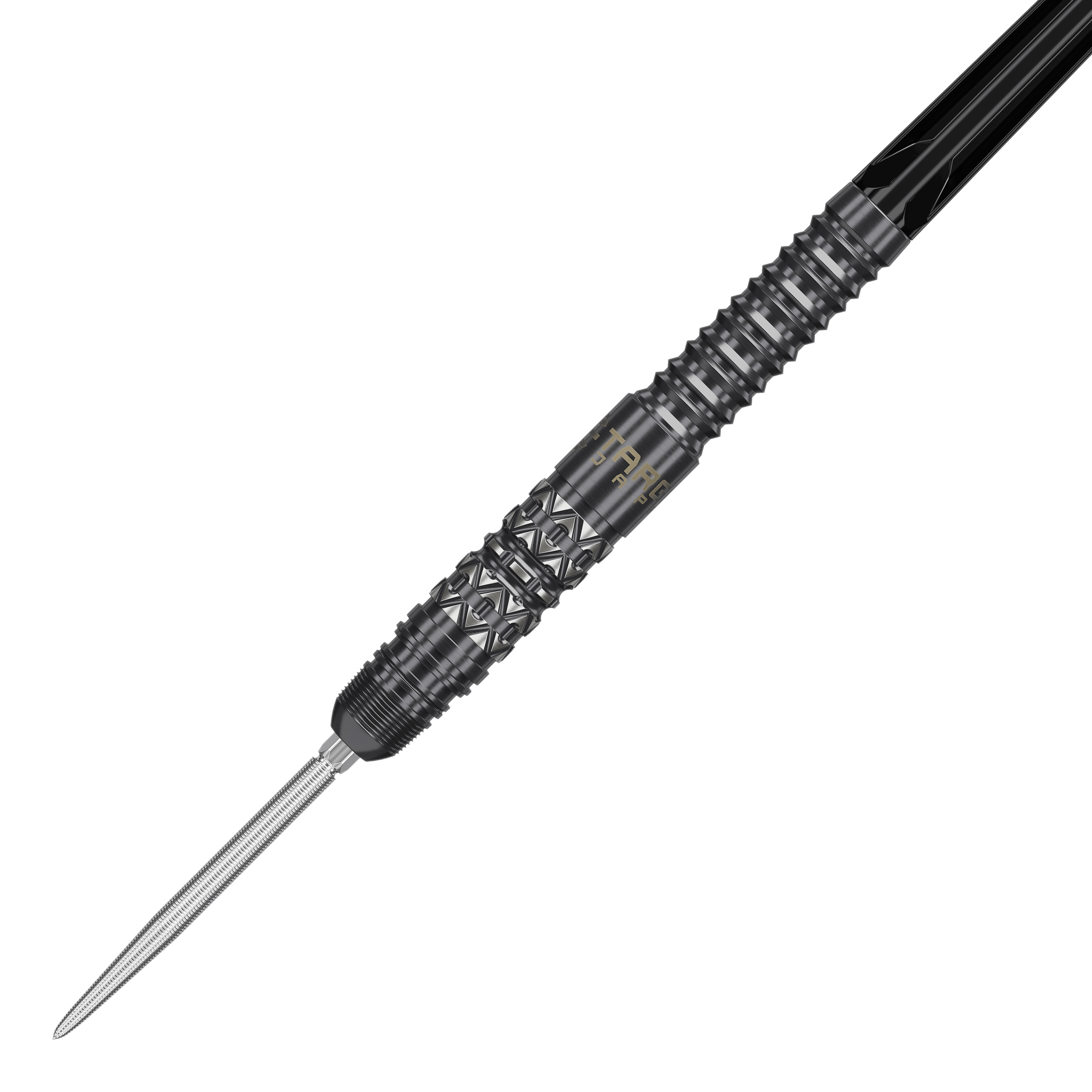 Dardos Target Japan Black Marque Creed Swiss Point de acero - 23 g Target Japan Black Marque Creed Swiss Point Steeldarts - 23g sind dargestellt. Sie zeichnen sich durch ihre schwarze Optik und das praktische Wechselspitzen-System aus.