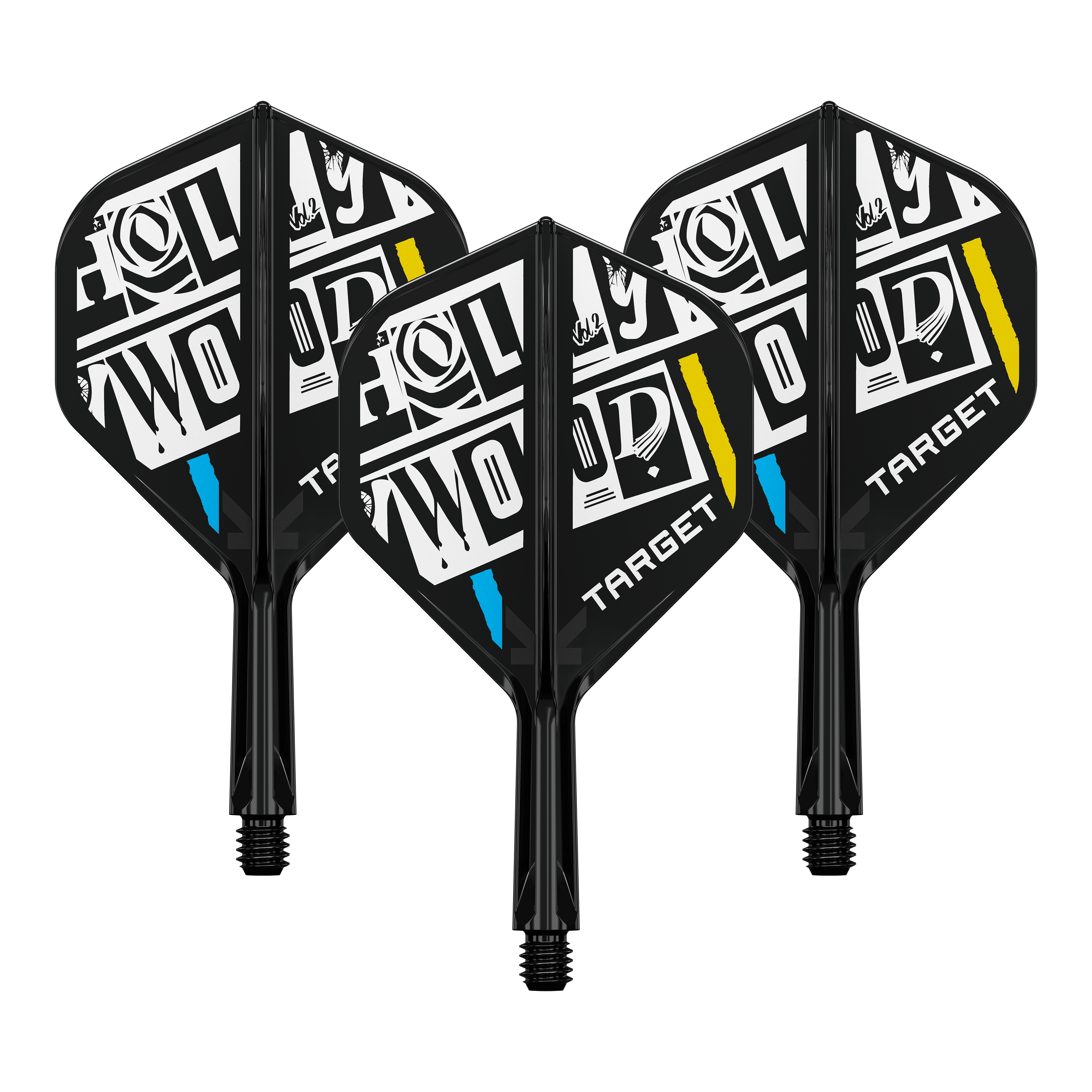 Sistema de eje de vuelo estándar Target K-Flex Chris Dobey No2 Zu sehen ist ein Dart-Flight Set mit der Bezeichnung 'Target K-Flex Chris Dobey No2 Standard Flights 19mm 1Set'. Das Produkt eignet sich für den Austausch an Dartpfeilen.