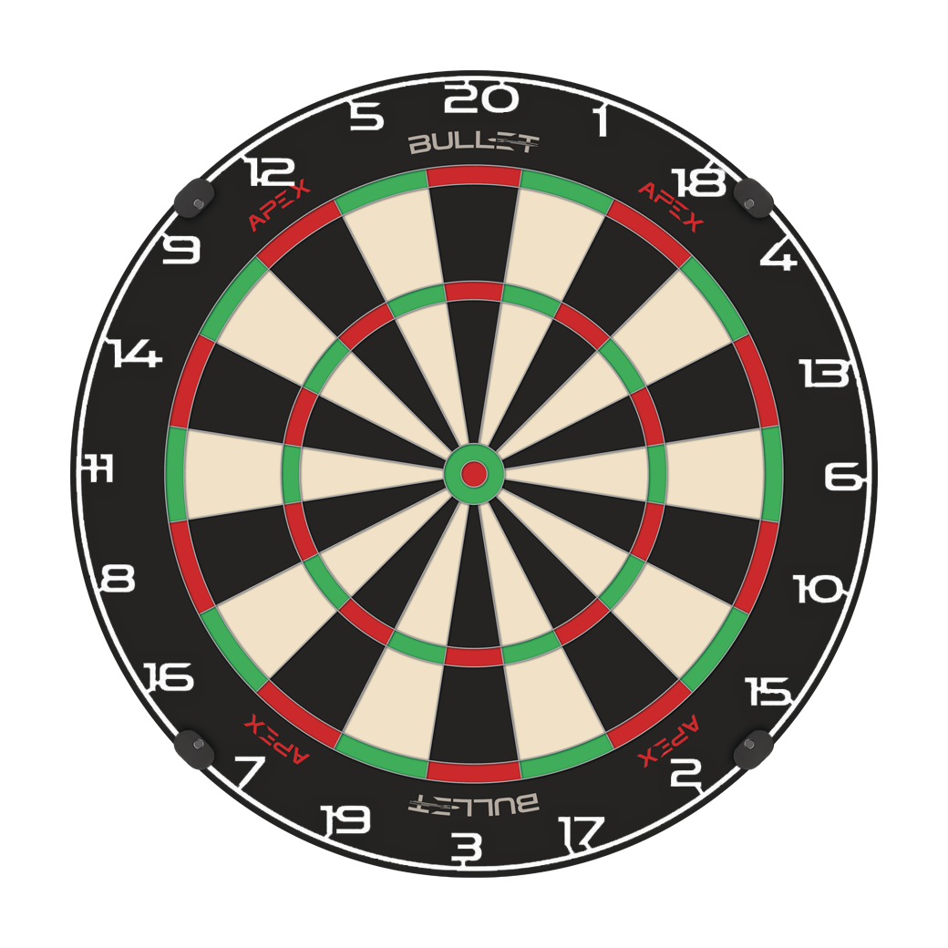Bild mit dem Dateinamen BT1000100_Bullet_Dartboard_Zahlenring_Wei_2. Das Bild zeigt vermutlich einen weißen Zahlenring für eine Dartscheibe.