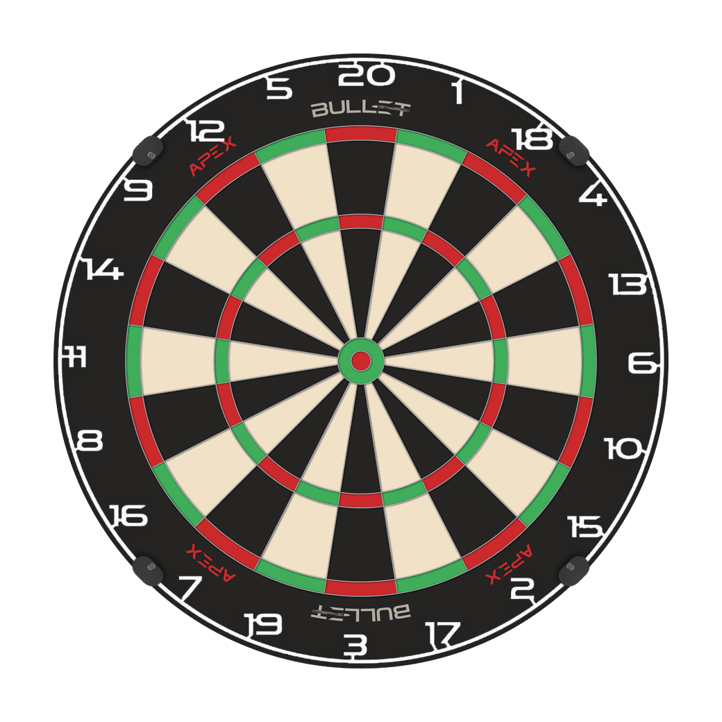 Anillo de número de diana de bala Bild mit dem Dateinamen BT1000100_Bullet_Dartboard_Zahlenring_Wei_2. Das Bild zeigt vermutlich einen weißen Zahlenring für eine Dartscheibe.
