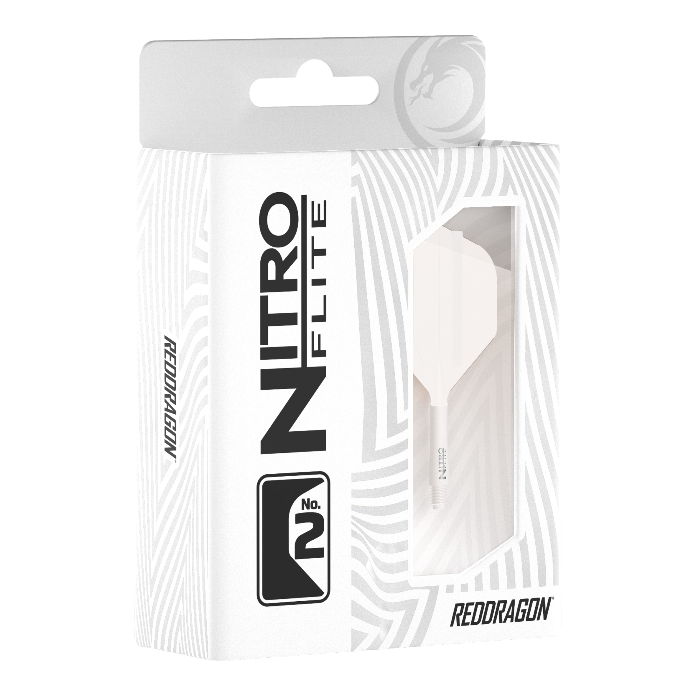 Red Dragon Nitroflite Eje Blanco Vuelos Blancos No2 Hier sind die Red Dragon Nitroflite White Shaft White Flights No2 zu sehen. Sie sind für Dartpfeile gedacht und komplett in Weiß gestaltet.