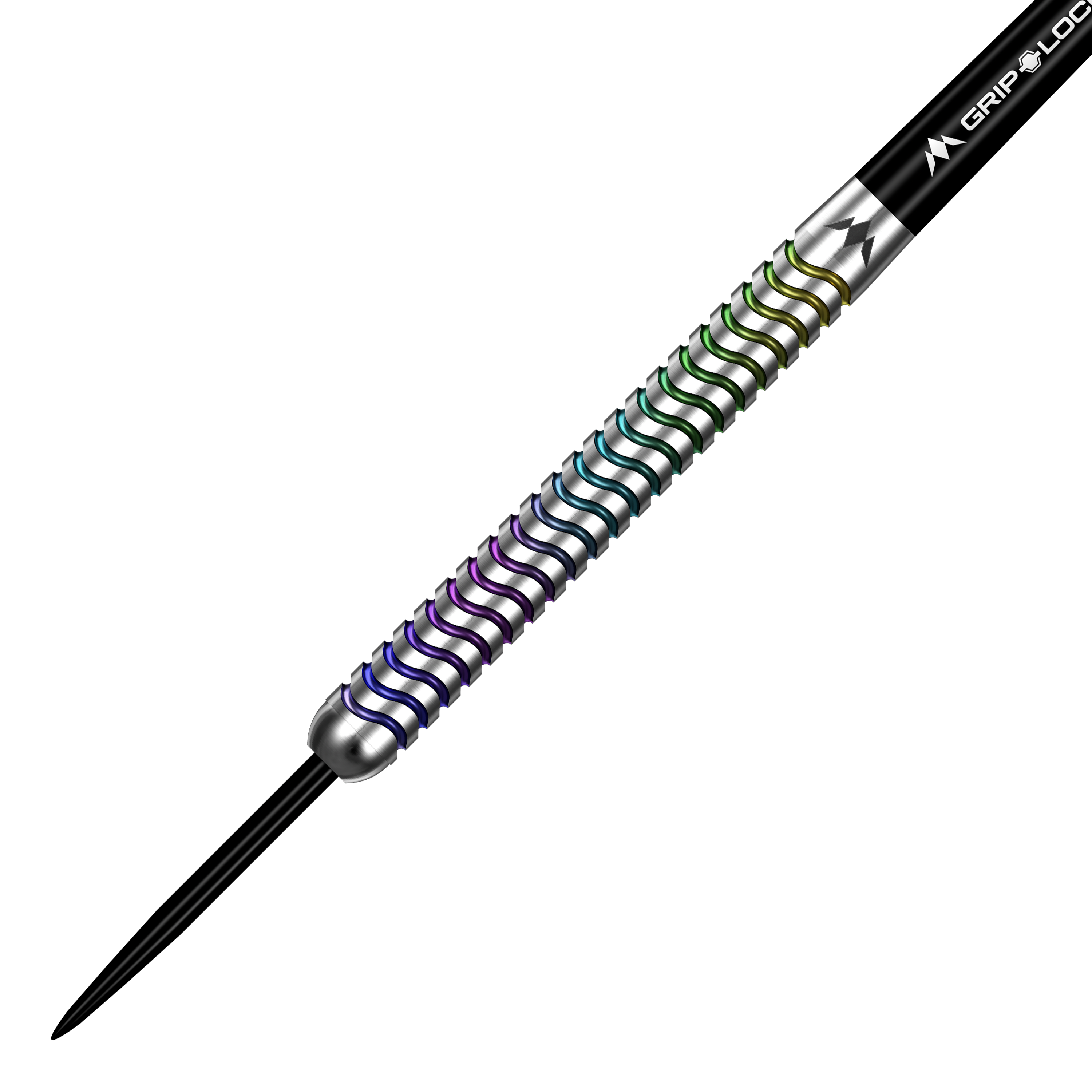 Dardos de acero Mission Mirage Mission Mirage Steeldarts bieten hohe Qualität und gutes Design. Auf diesem Bild ist das Produktset dargestellt.
