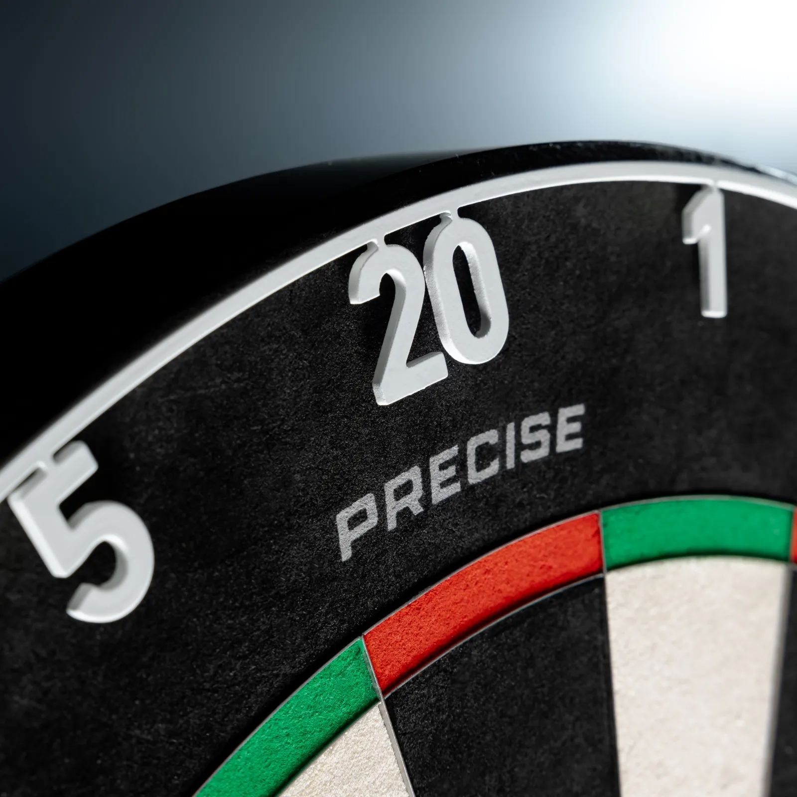 Anillo numérico de una sola pieza cortado con láser de precisión 180 Gezeigt wird ein weiterer Zahlenring in klassischem Weiß. Er gehört vermutlich zu einem Dartboard-Zubehör.