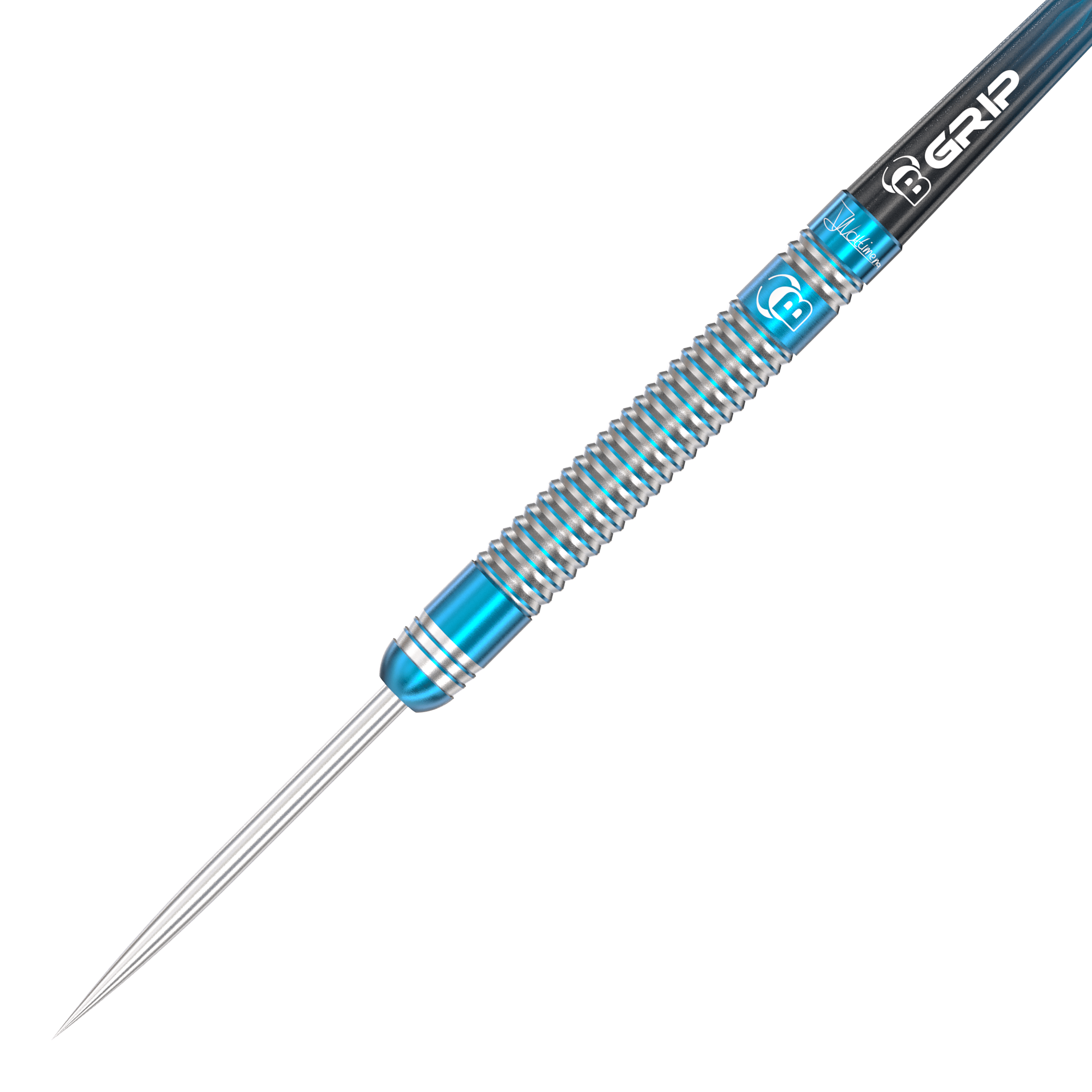 Dardos de acero Bulls Jermaine Wattimena Generation 3 Der Bulls Jermaine Wattimena Generation 3 Steeldart hat ein silbernes Barrel mit blauen Akzenten. Der Dart besitzt feine Rillen für optimalen Grip und Präzision beim Wurf.