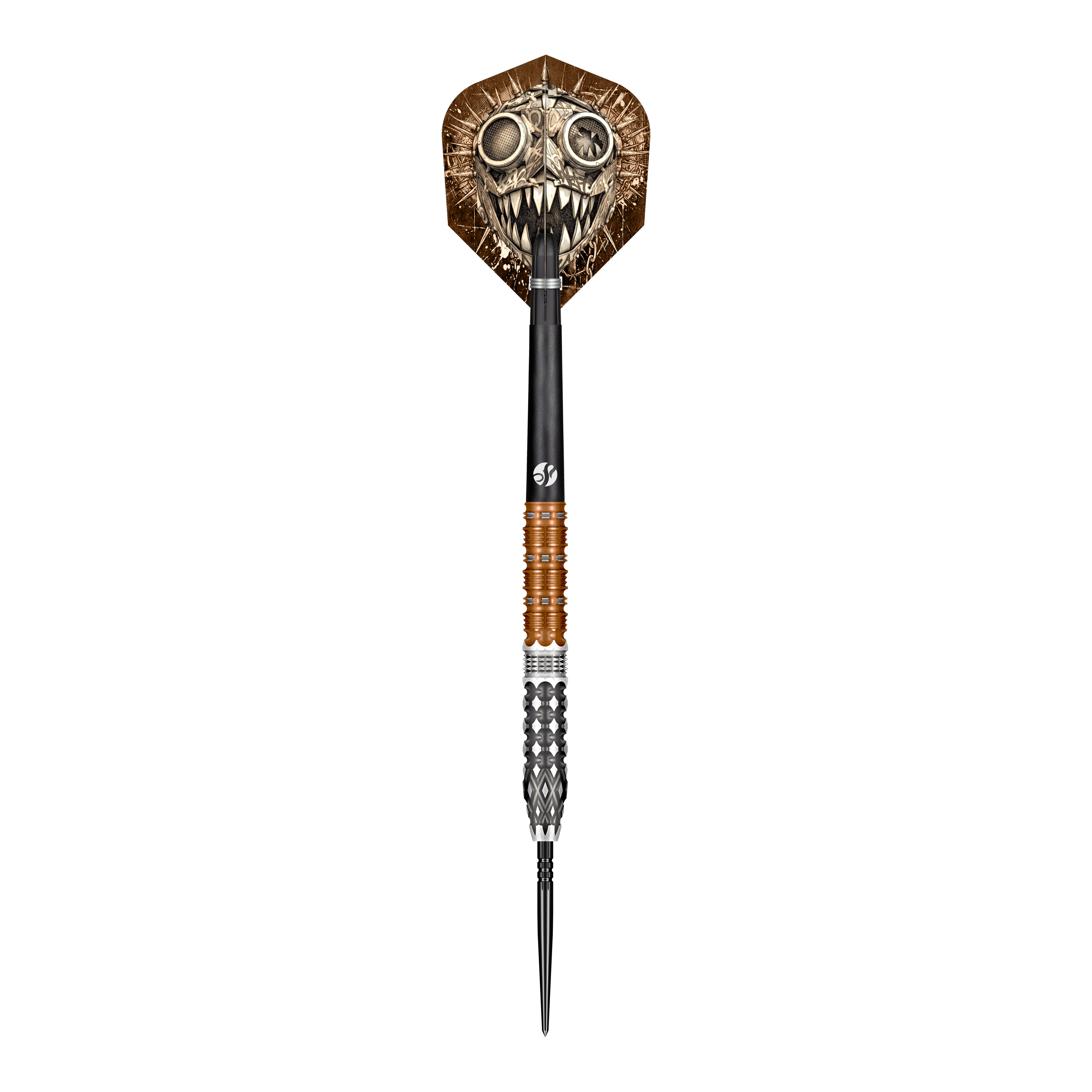 Dardos de acero Shot Gnarly Gnasha Turbo Point - 23 g Hier sieht man den Shot Gnarly Gnasha Turbo Point Steeldart mit 23g aus einer anderen Perspektive. Das Produkt überzeugt durch seine hochwertige Verarbeitung.