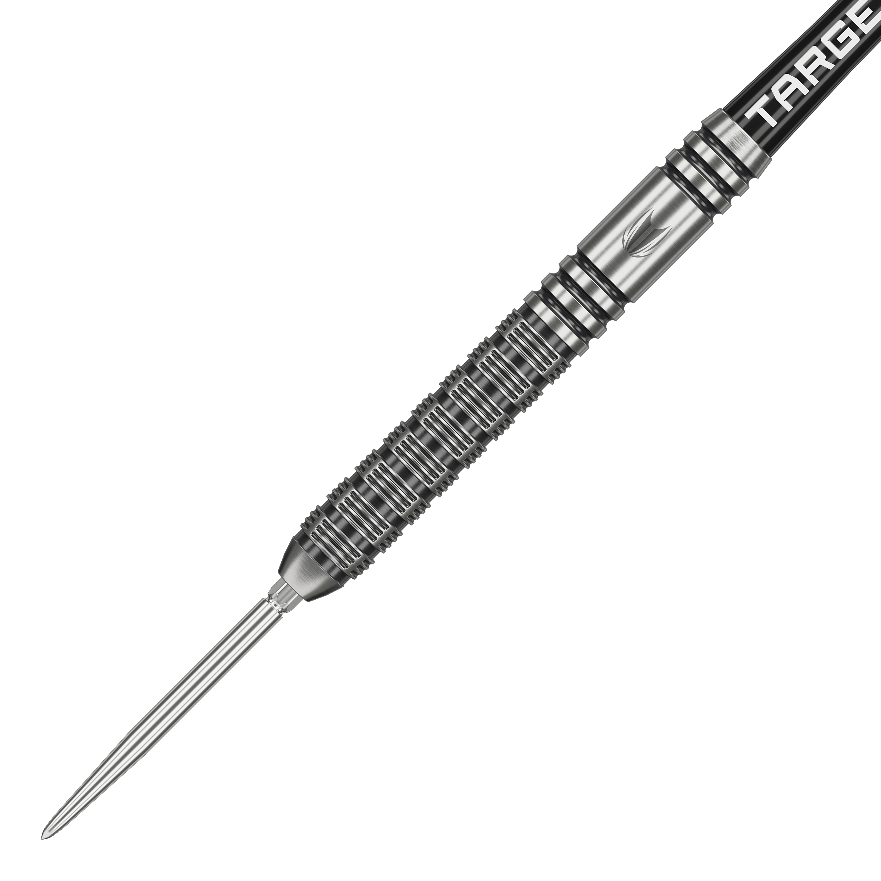 Die Target Beau Greaves GEN1 Swiss Point Steeldarts sind auf dem Produktbild zu sehen. Die Anordnung betont die Individualität der einzelnen Darts.