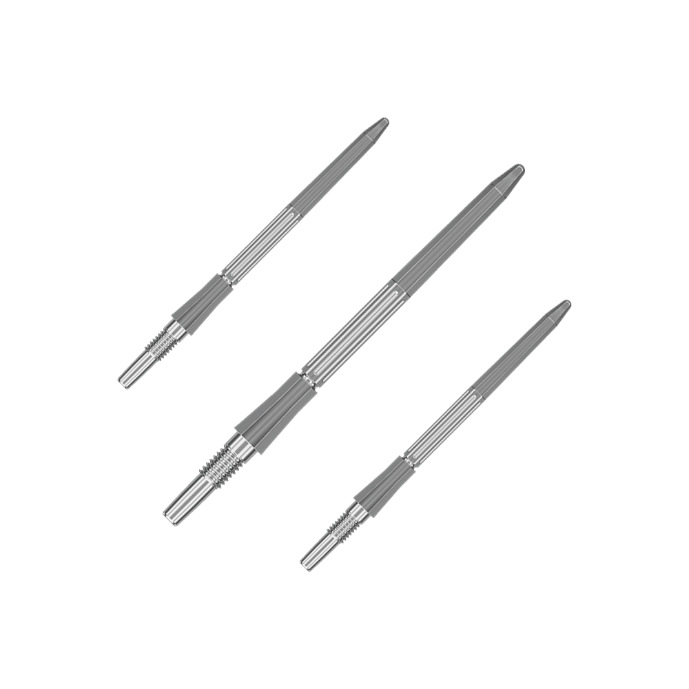 Puntas de dardo Target Elysian Archetype 43 Swiss Point de acero - Plateadas Auf dem Bild ist ein Set silberner Dartspitzen mit einer Länge von 35mm zu sehen. Die Dartspitzen passen zum Swiss Point System.