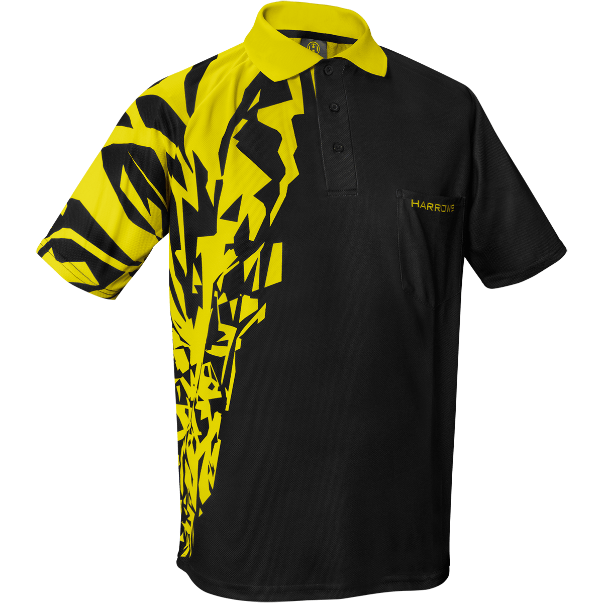 Camiseta Dardos Harrows Rapide - Amarillo