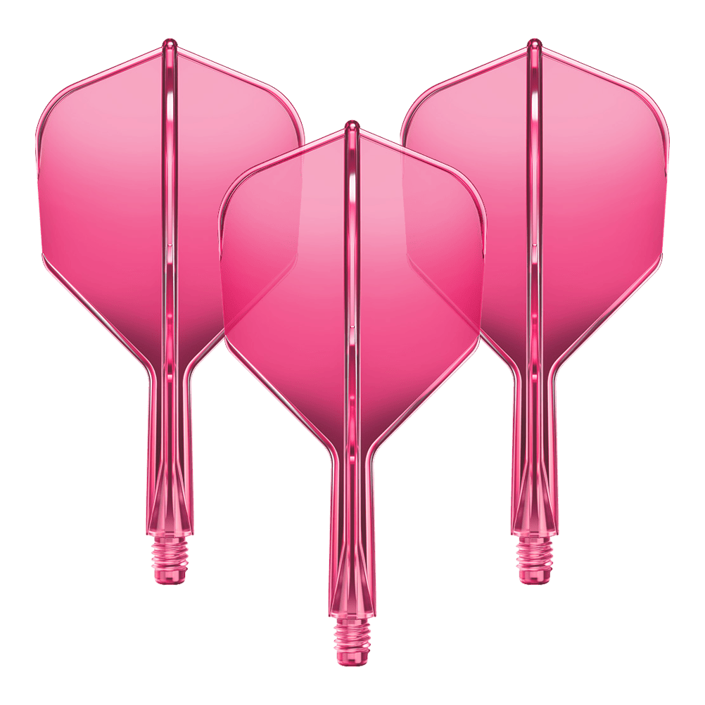 Sistema de eje de vuelo GOAT A1R No6 - Rosa neón Abgebildet ist ein Flight-Shaft-System für Darts in Neonpink mit einer Länge von 19mm. Das Set gehört vermutlich zur GOAT A1R No6 Serie.