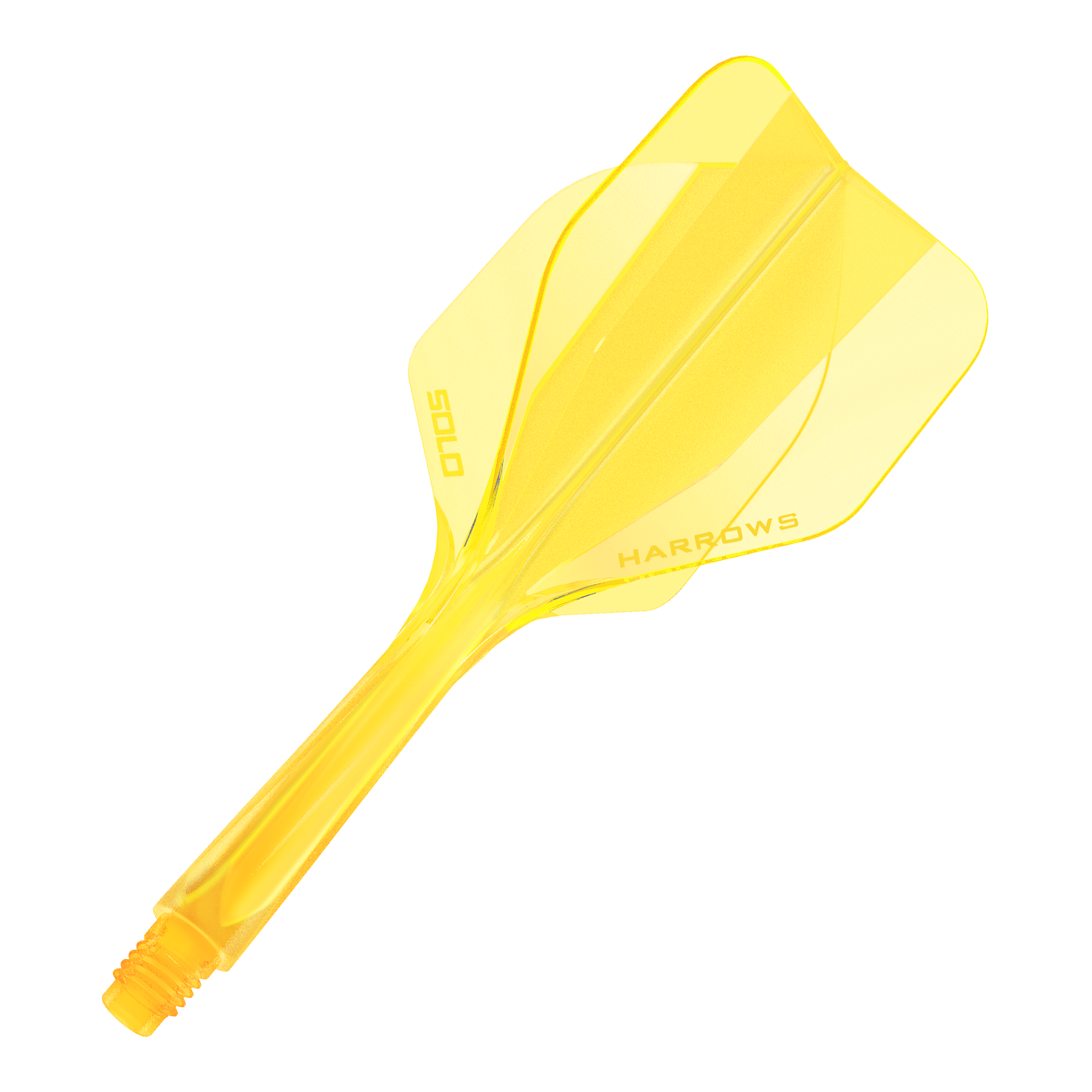 Sistema de eje de vuelo Harrows Solo No6 - Amarillo Zu sehen ist das Harrows Solo No6 Flight-Shaft-System in Gelb. Es ist ein wichtiges Dartzubehör.