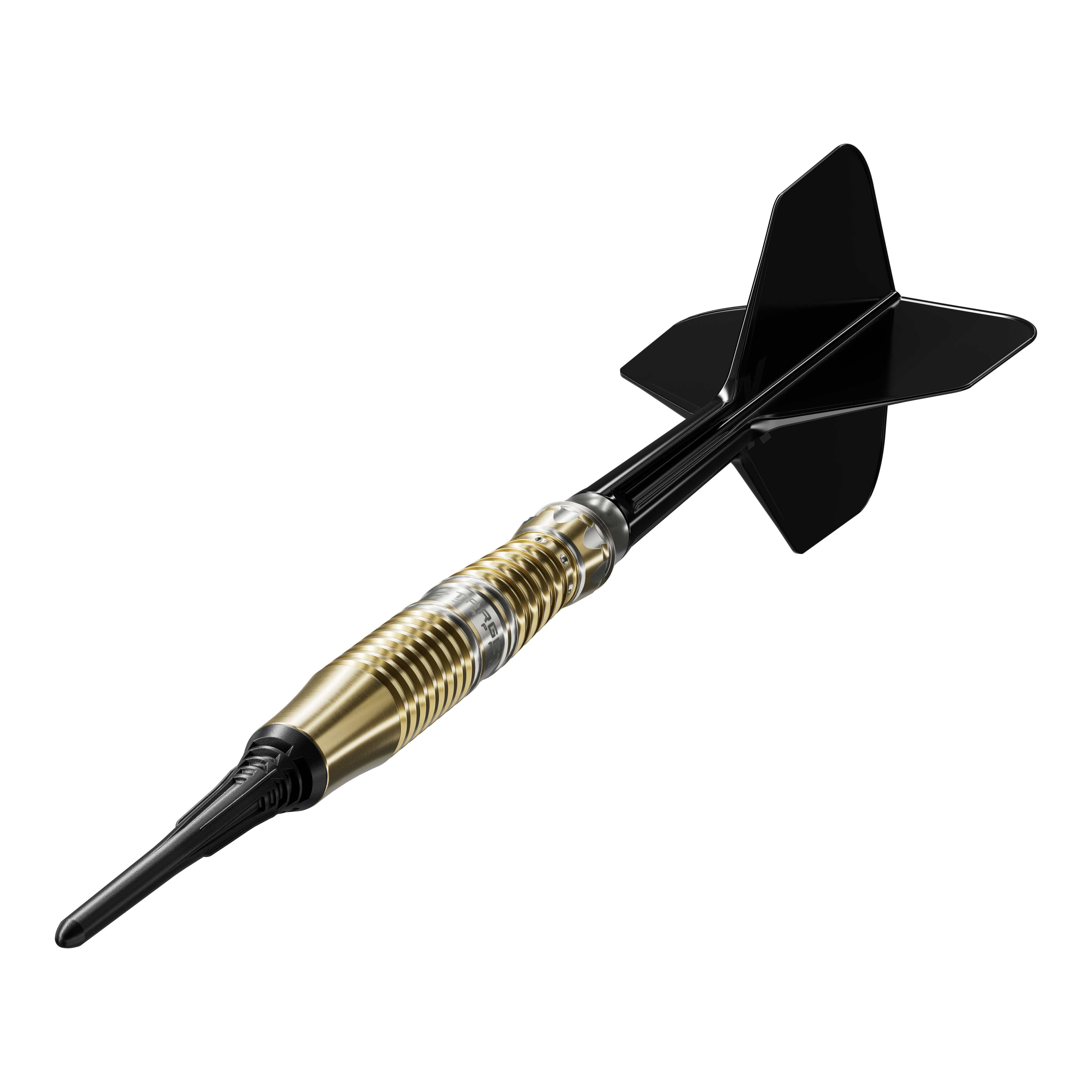 Dardos blandos Target Black Marque Enzo - 18 g Target Black Marque Enzo Softdarts - 18g sind auf diesem Bild zu sehen. Perfekt ausbalancierte Softdarts für ambitionierte Spieler.