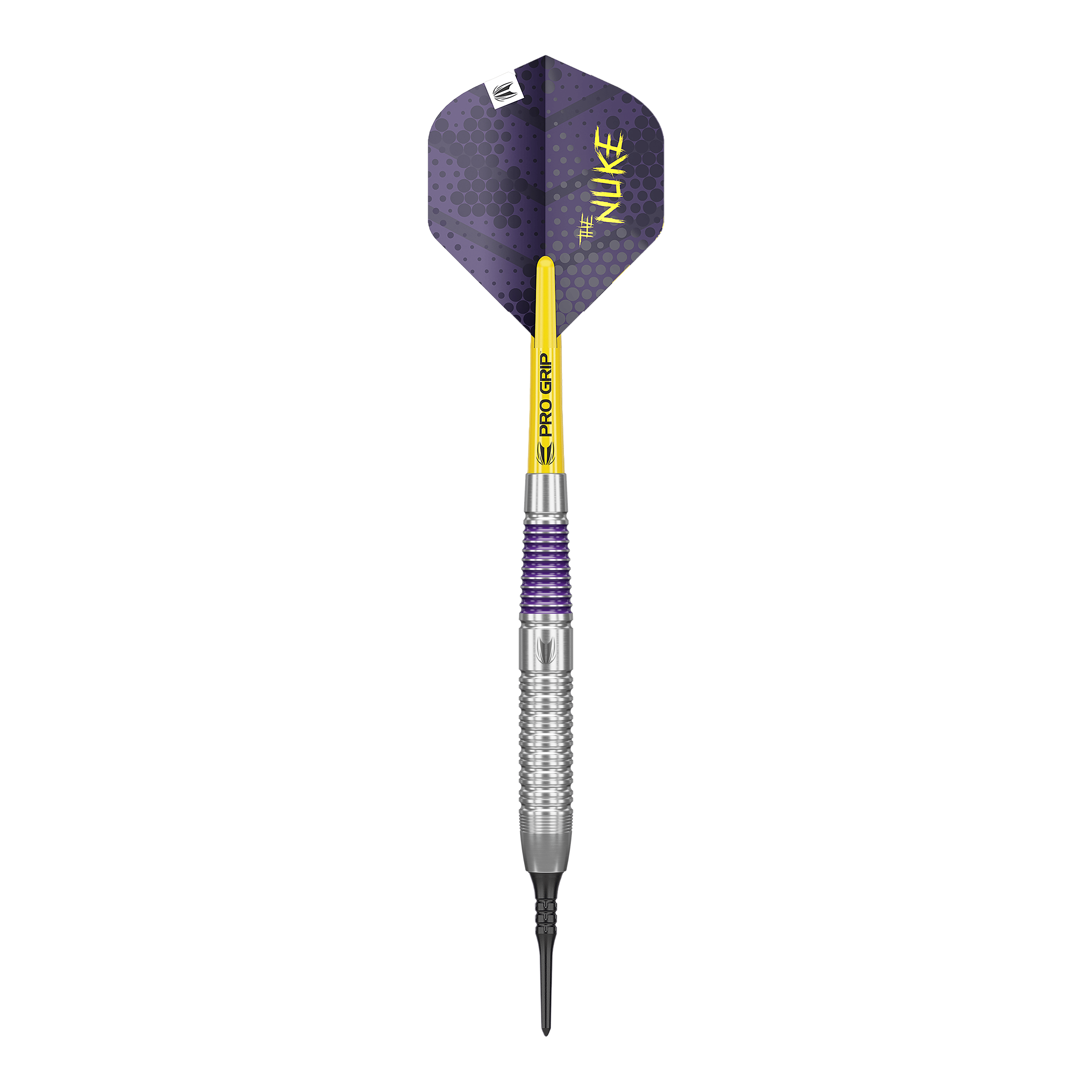Dardos blandos de latón Target Luke Littler - 19 g Abgebildet ist ein Target Luke Littler Brass Softdarts mit einem Gewicht von 19g. Der Dartpfeil ist speziell für Softdarts konzipiert.