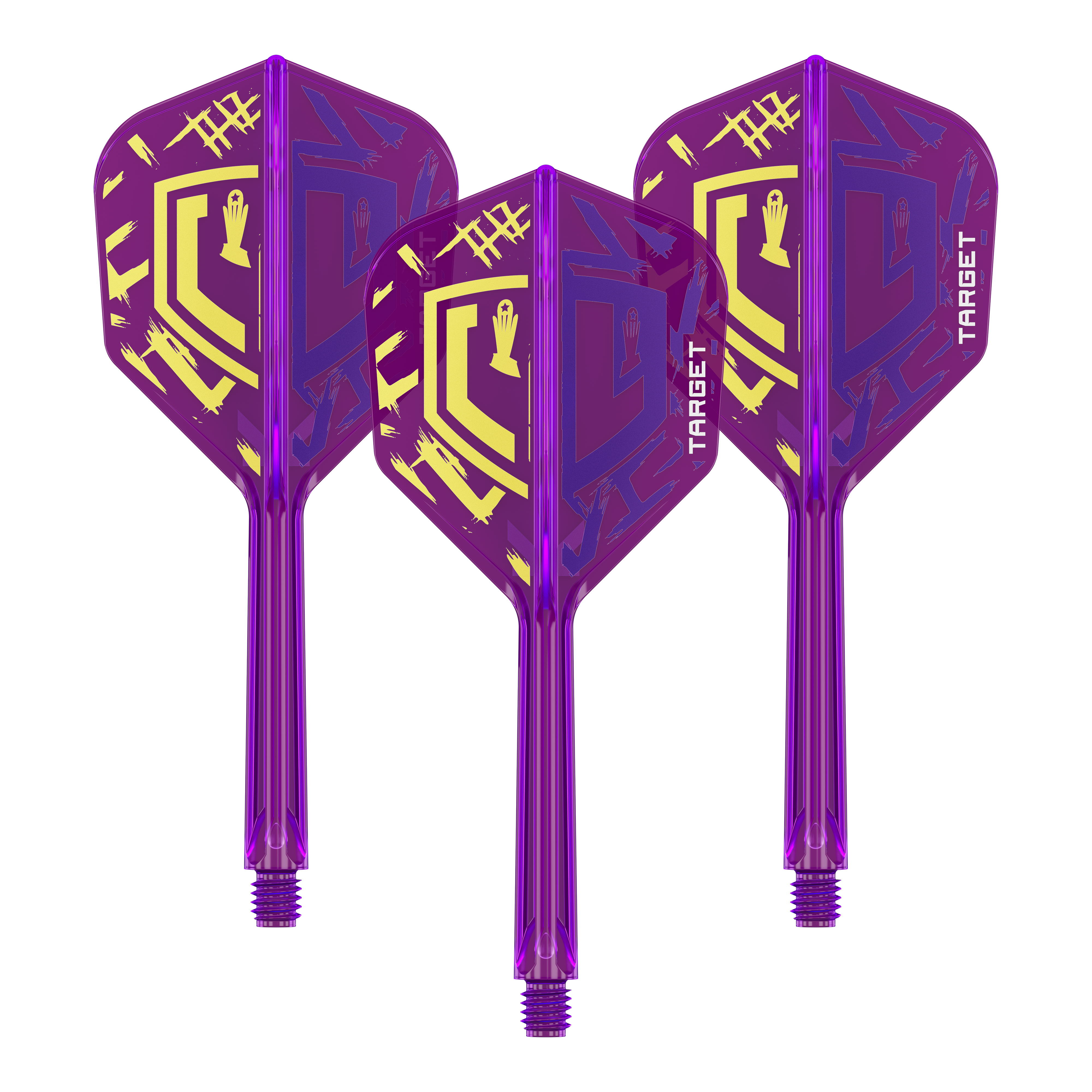 Target K-Flex Luke Littler Campeón Mundial 2025 No6 Vuelos Abgebildet sind die Target K-Flex Luke Littler World Champion 2025 No6 Flights in 33 mm Länge. Es ist ein Set an Dart-Flights für Dartsport.
