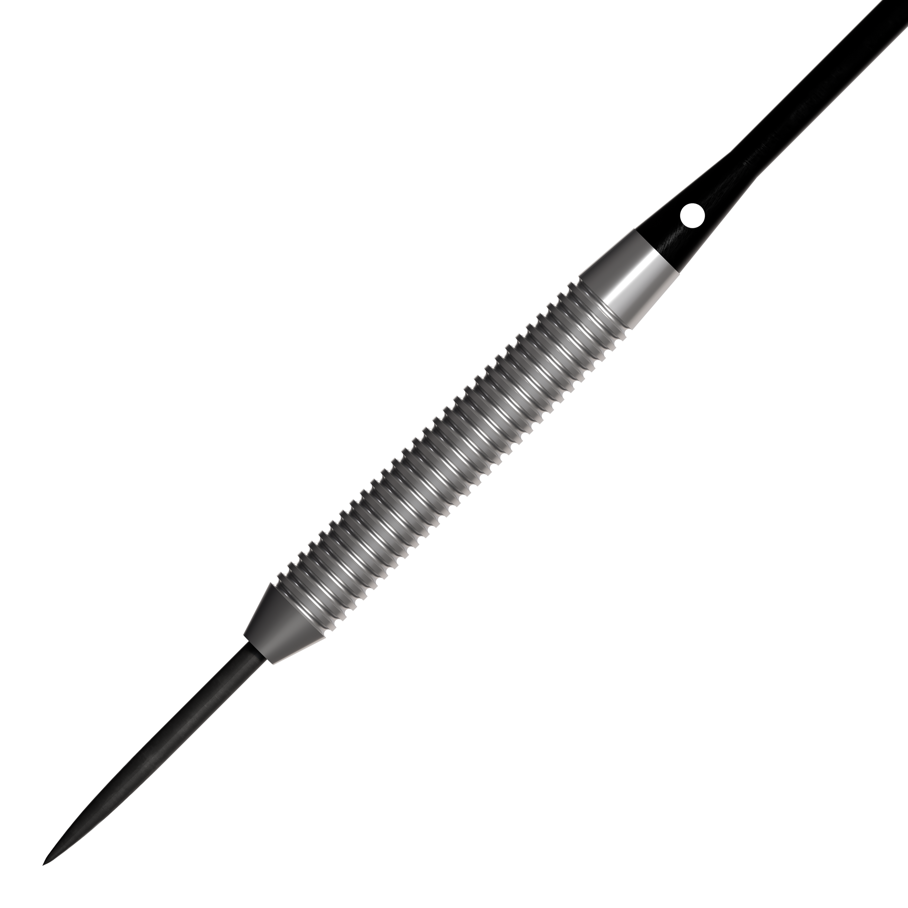 Dardos de acero naranja Bulls NL Lightning Das Bild zeigt einen Bulls NL Lightning Orange Steeldart. Der Dart hat eine metallische, gerillte Oberfläche und eine scharfe Spitze.