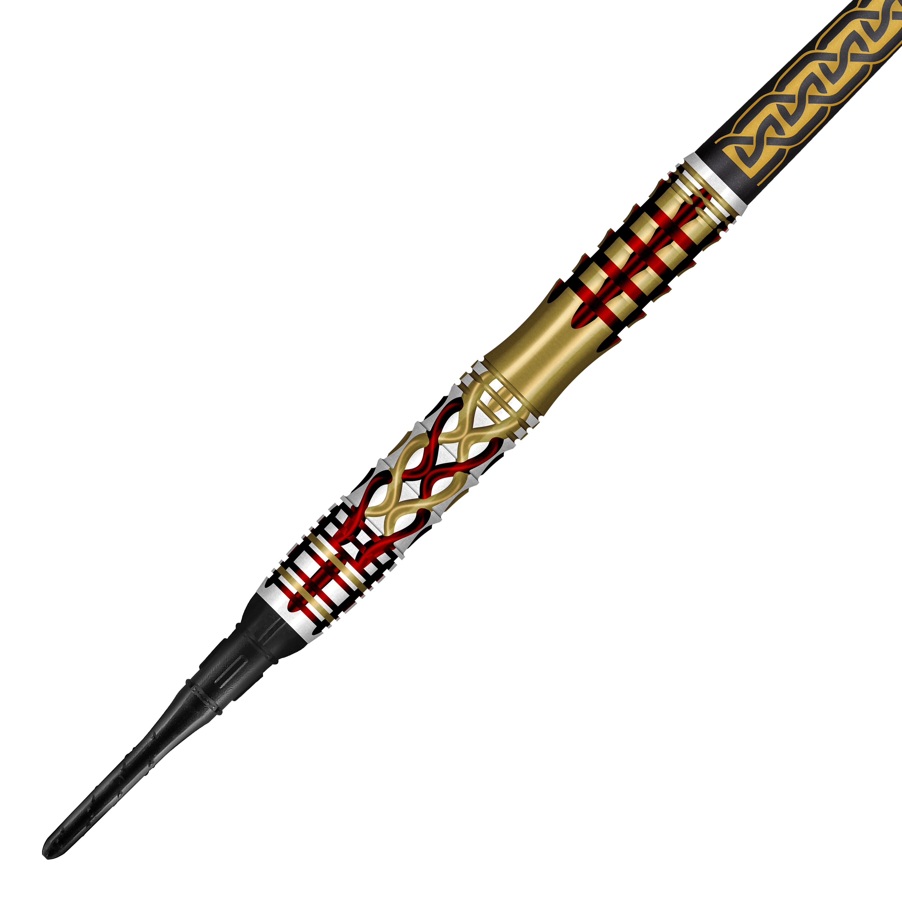 Dardos blandos Shot Goths Alaric - 20 g Zu sehen ist das Produkt Shot Goths Alaric Softdarts - 20g. Die Softdarts werden hier in einer seitlichen Perspektive abgebildet.