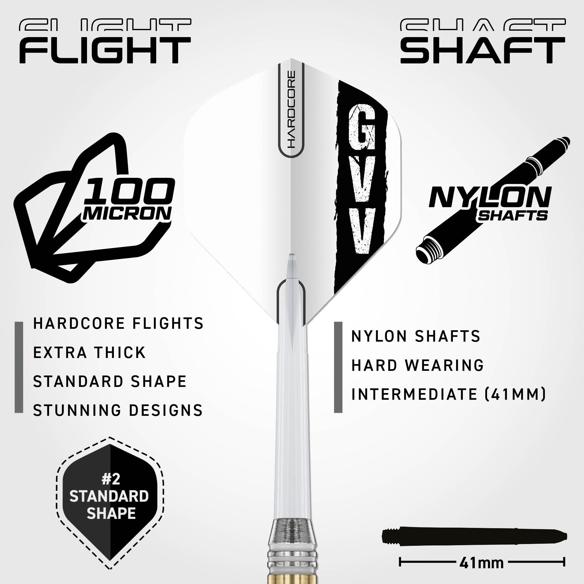 Dardos de acero de latón Red Dragon Gian Van Veen - 21 g Zu sehen sind die Red Dragon Gian Van Veen Brass Steeldarts - 21 g. Es handelt sich um Messing-Darts mit einem Gewicht von 21 Gramm.