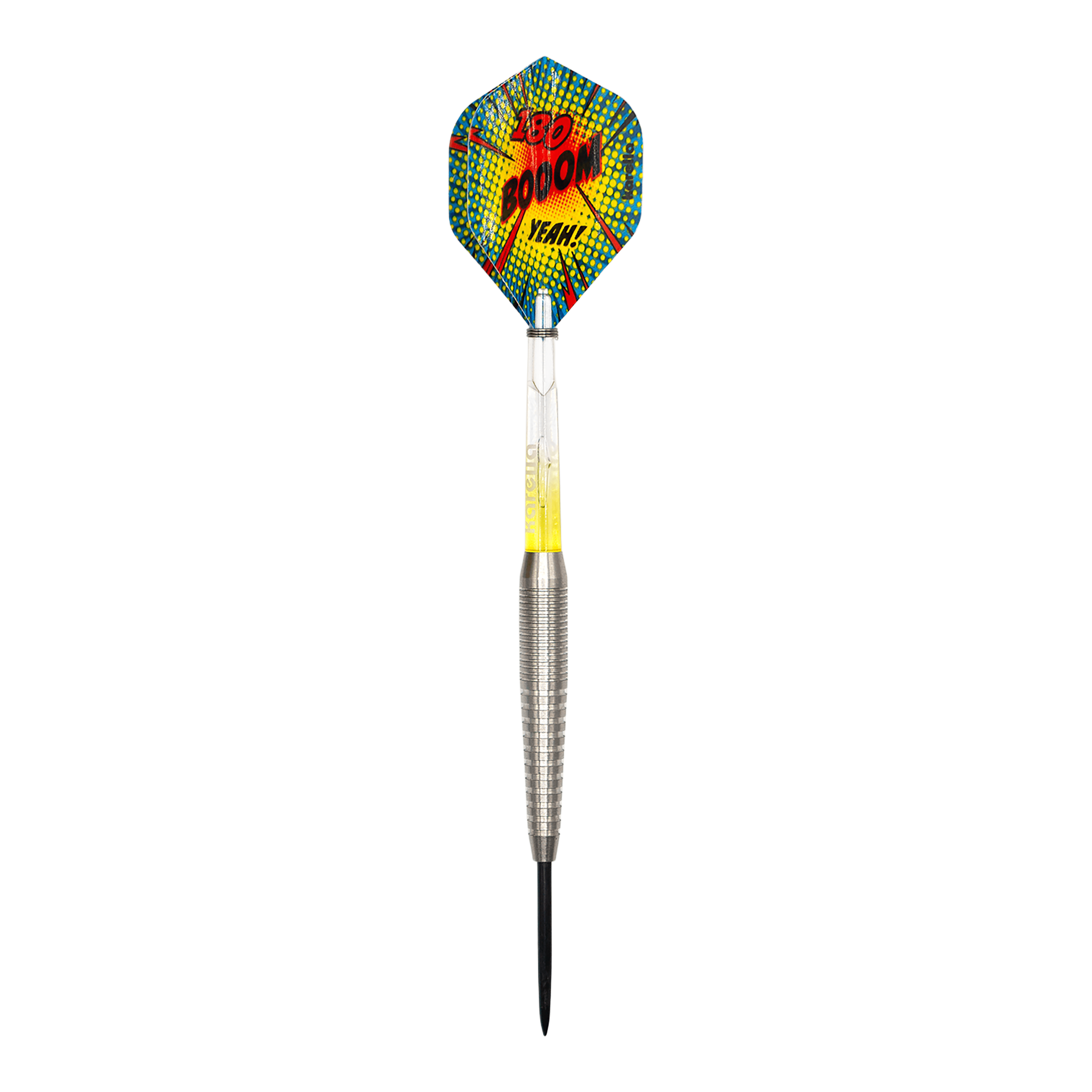 Hier sieht man die Karella Comic Line CL-5 Steeldarts - 21g. Es sind stilvolle Steeldarts für präzises Werfen.