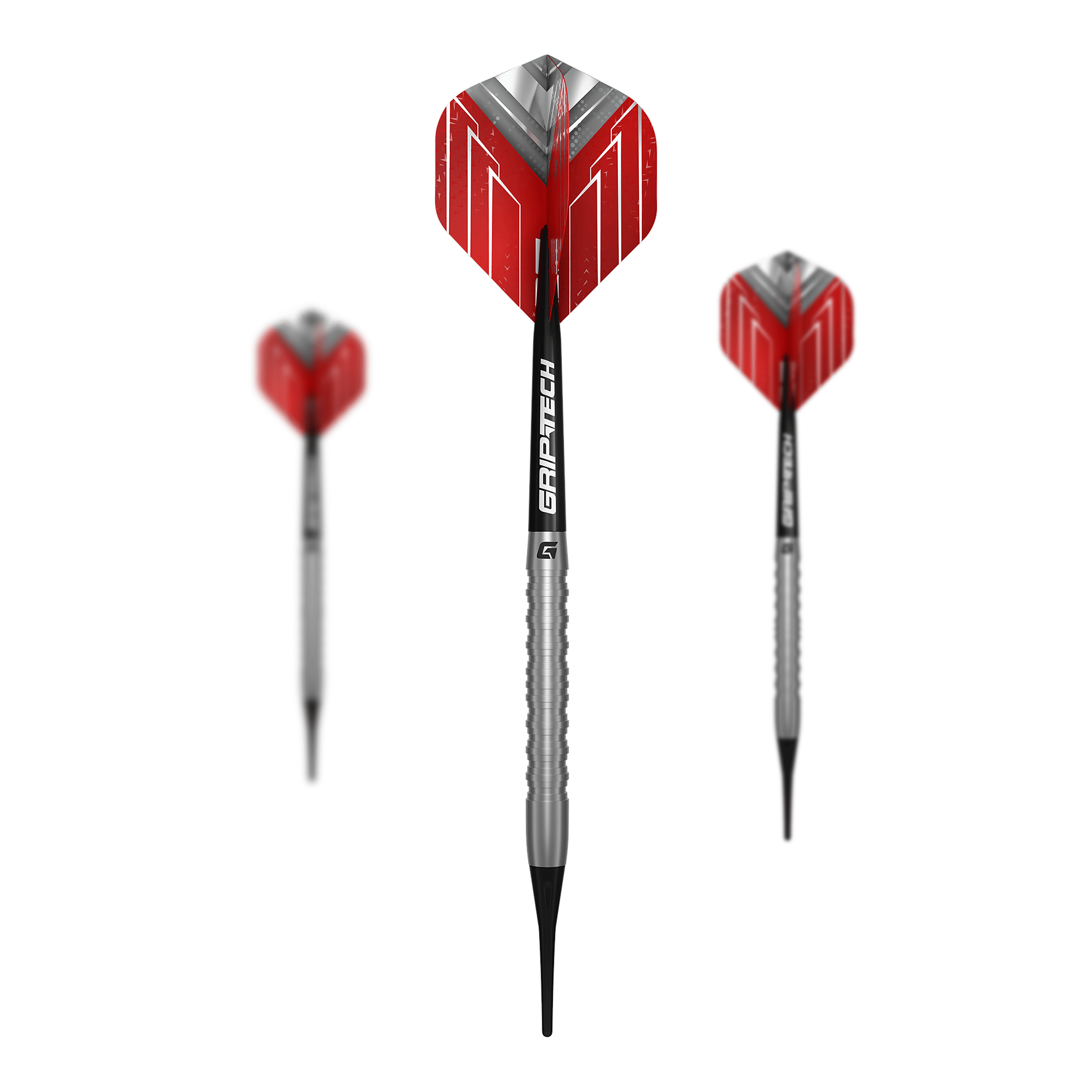 Dardos suaves GOAT Podium Silver - 18 g Hier sind die GOAT Podium Silver Softdarts mit einem Gewicht von 18g abgebildet. Das Set besteht aus hochwertigen silberfarbenen Softdarts.