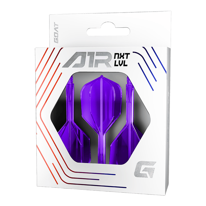 Sistema de eje de vuelo GOAT A1R No6 - Morado neón Das Bild zeigt das GOAT A1R No6 Flight-Shaft-System in Neon Lila. Das Produkt eignet sich bestens als Dart-Zubehör.