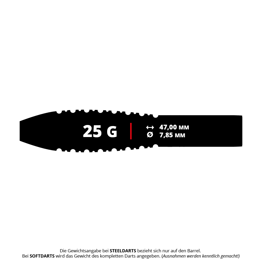 Abgebildet sind die Bulls NL Christel Timmermans Satellite 90 Steeldarts 25g. Diese Steeldarts zeichnen sich durch ihre hohe Qualität aus.