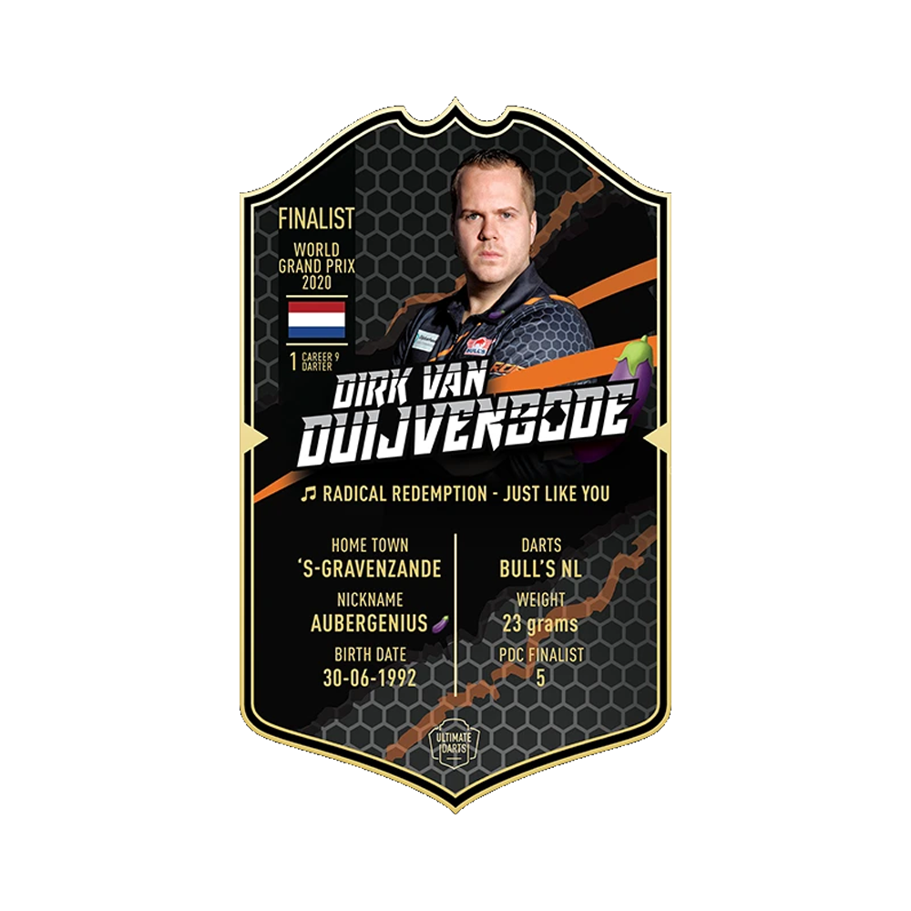 Tarjeta Ultimate Darts - Dirk Van Duijvenbode
