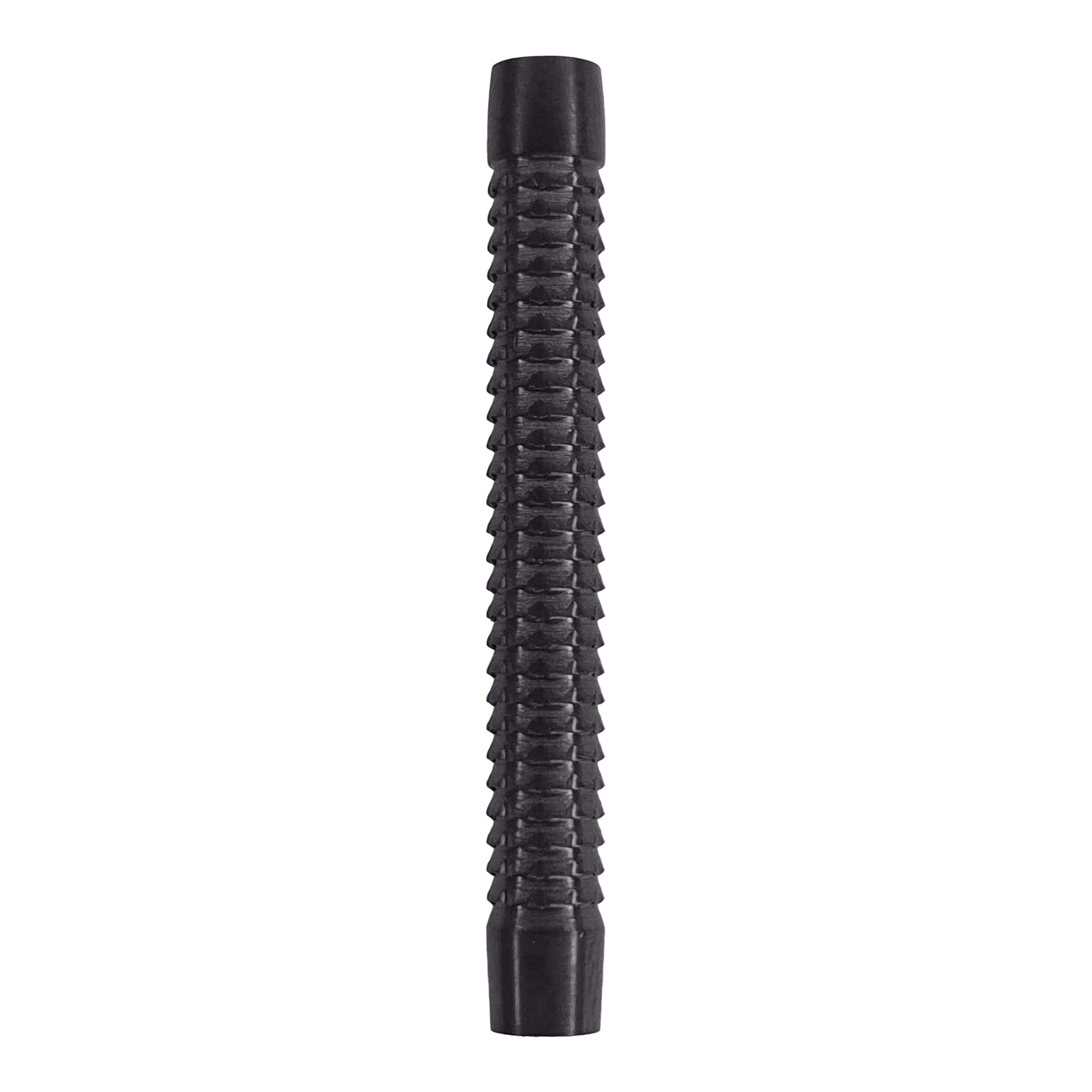 Barriles de dardos blandos McDart Phantom Das Bild zeigt ein schwarzes Softdart-Barrel der Marke McDart Phantom. Das Barrel hat eine geriffelte Oberfläche für besseren Halt.
